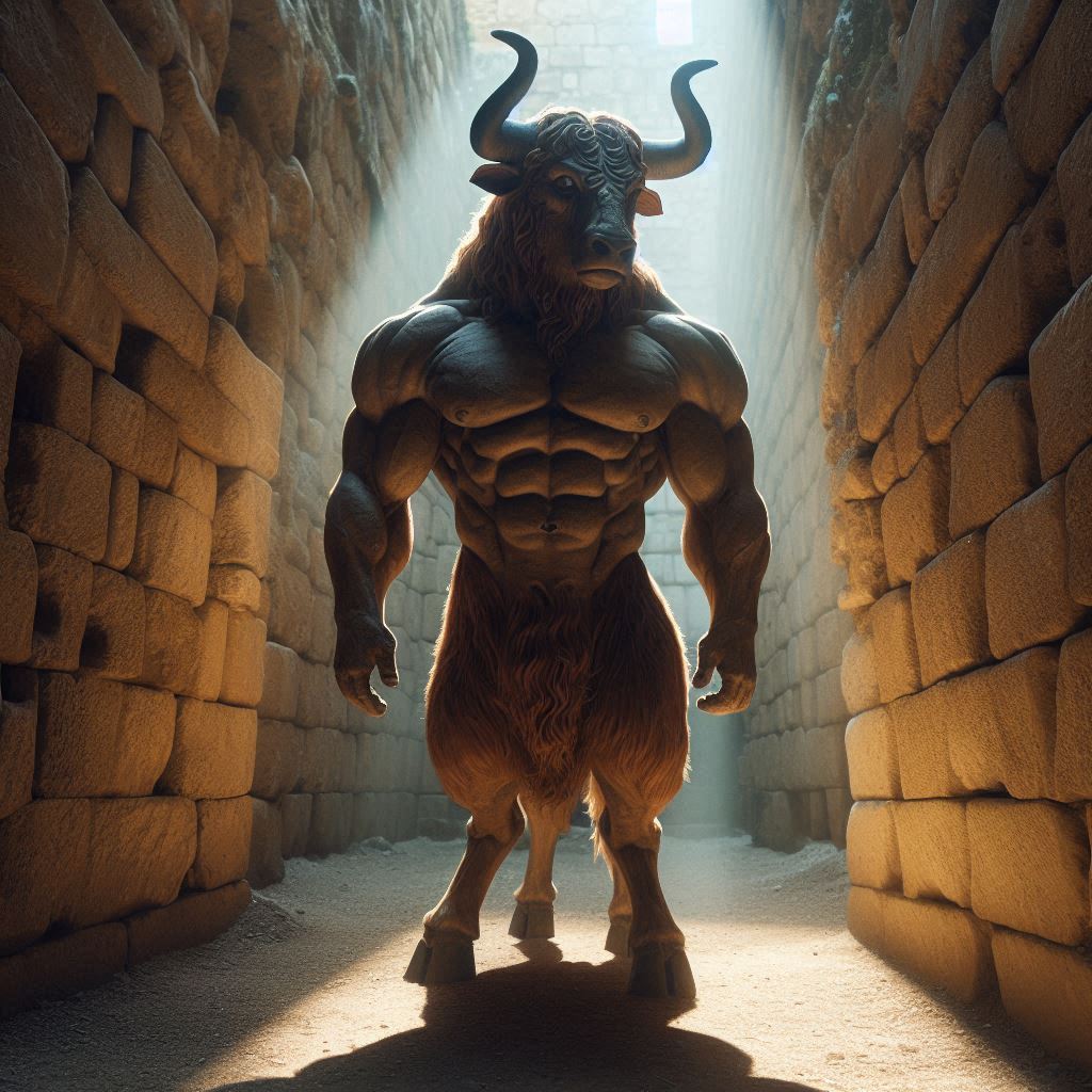 The Minotaur Of Crete: The Labyrinth, Origin, Story And Hero Theseus