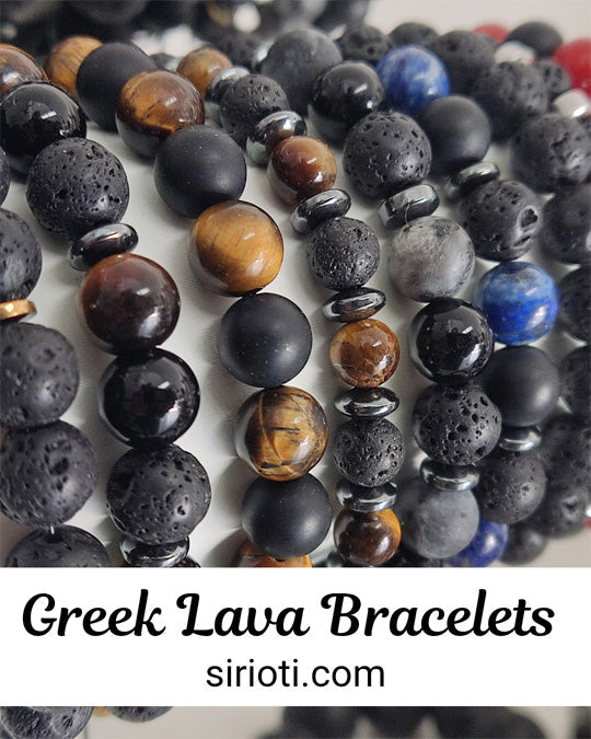 Greek Lava Jewelry Sirioti Jewelry