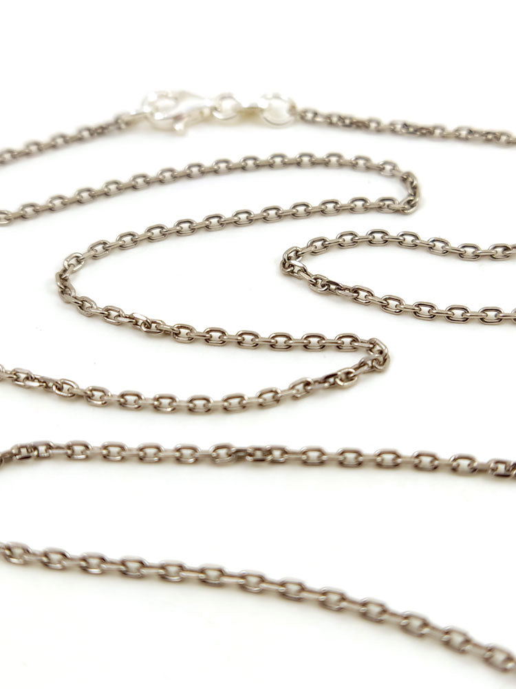 Light Blue Evil Eye Nazar Silver Necklace