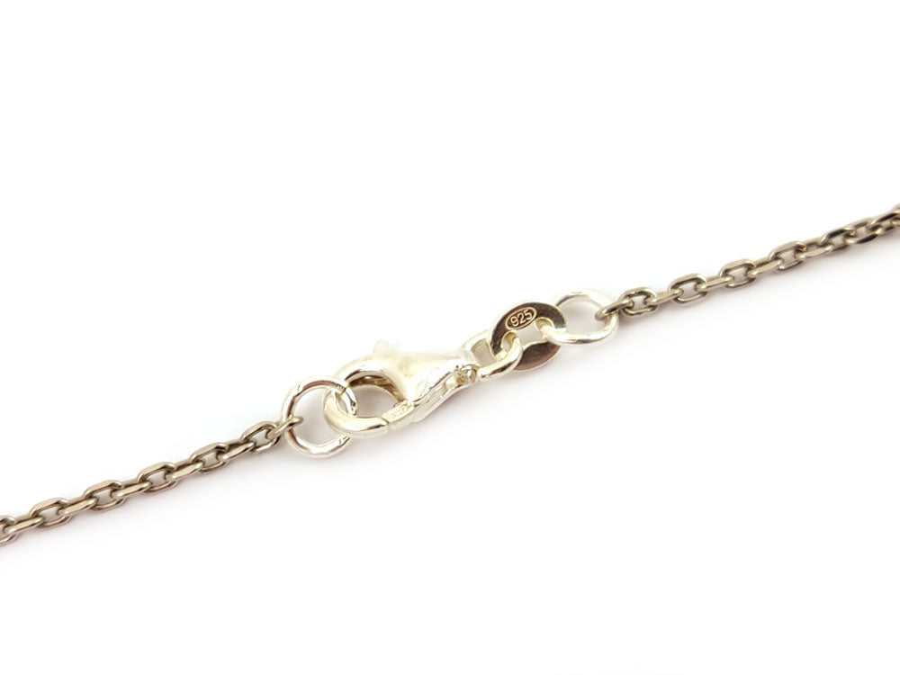 Light Blue Evil Eye Nazar Silver Necklace