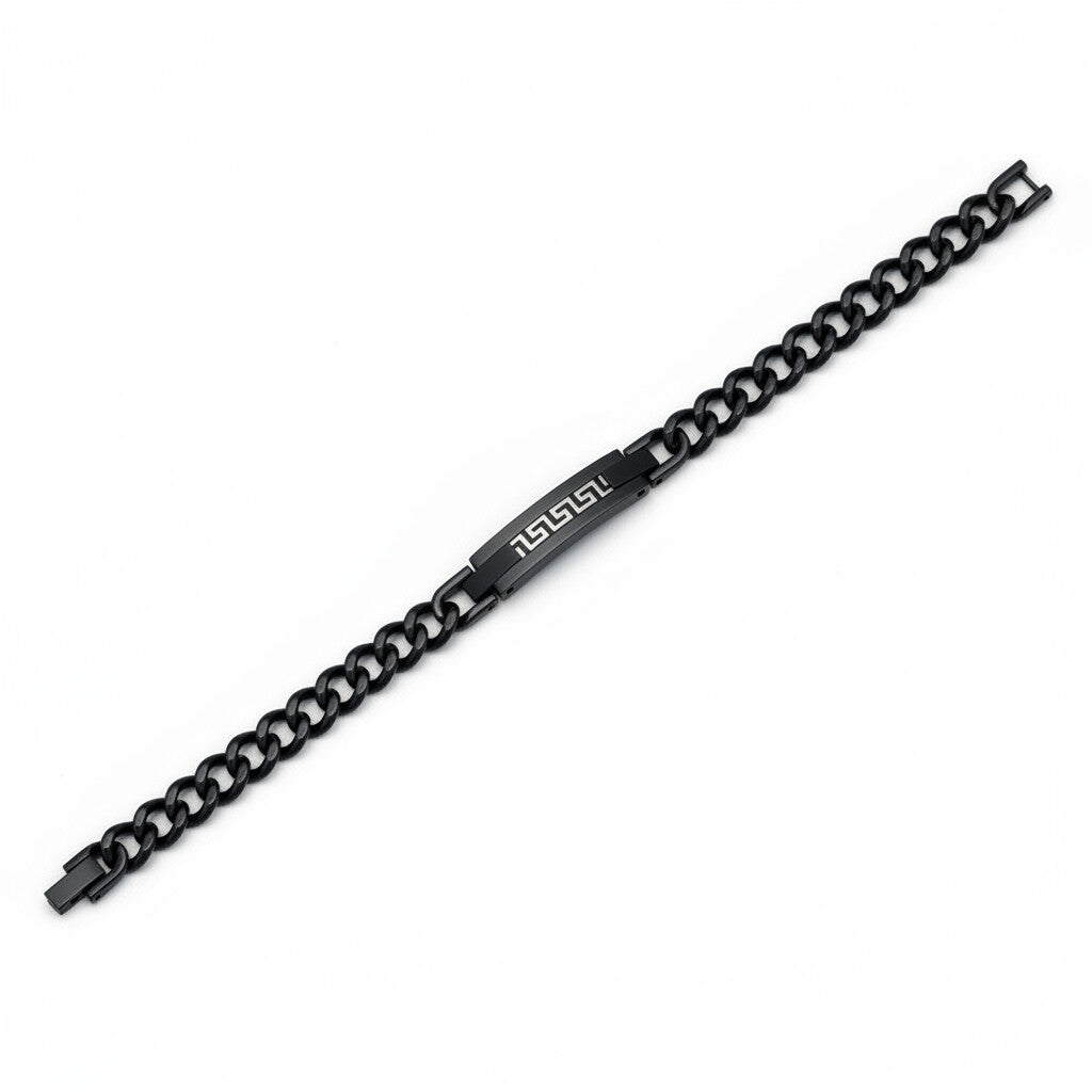 Hallmarked stainless steel bracelet made in Greece