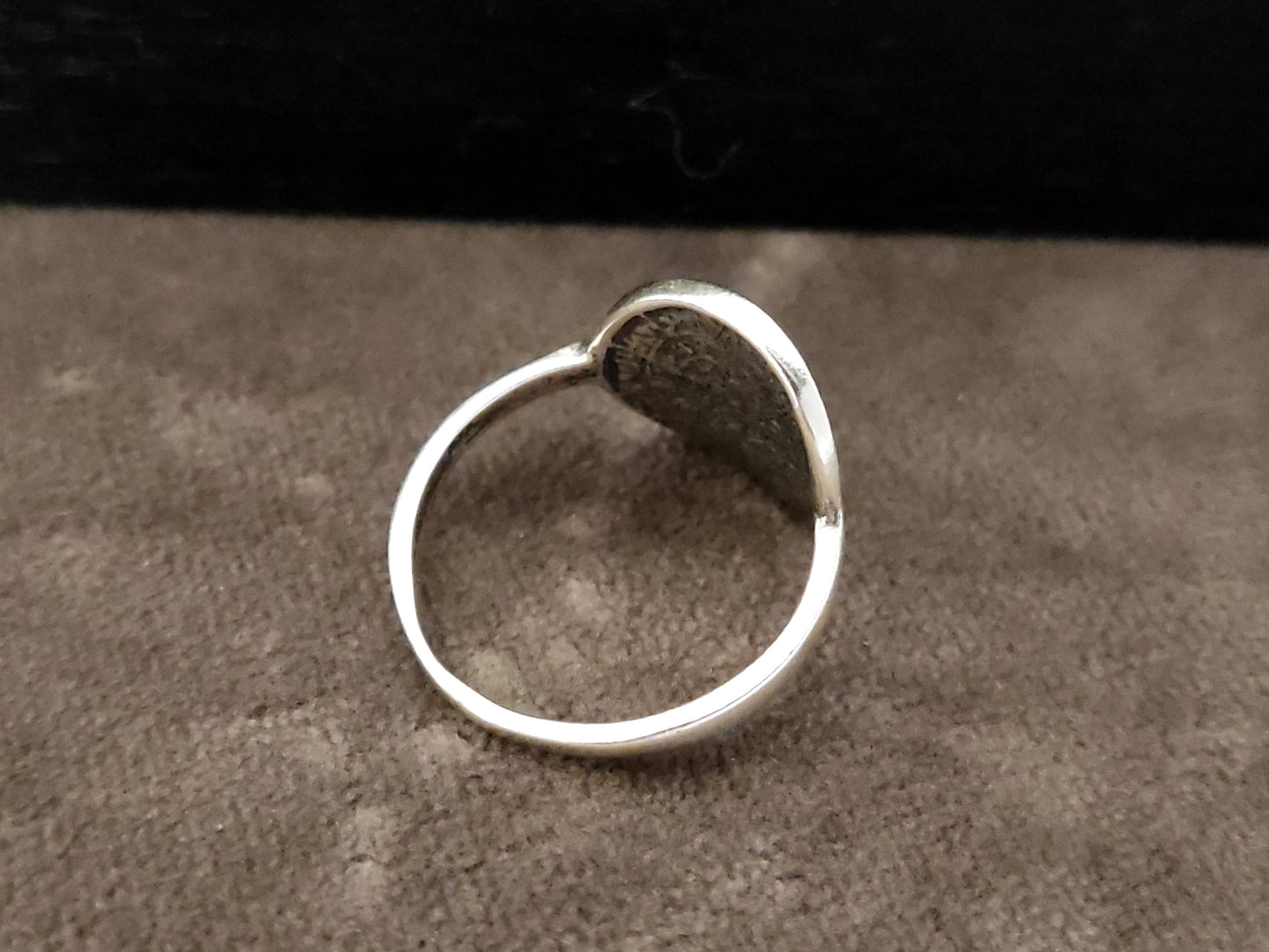 Phaistos Disc Silver Greek Ring 15mm