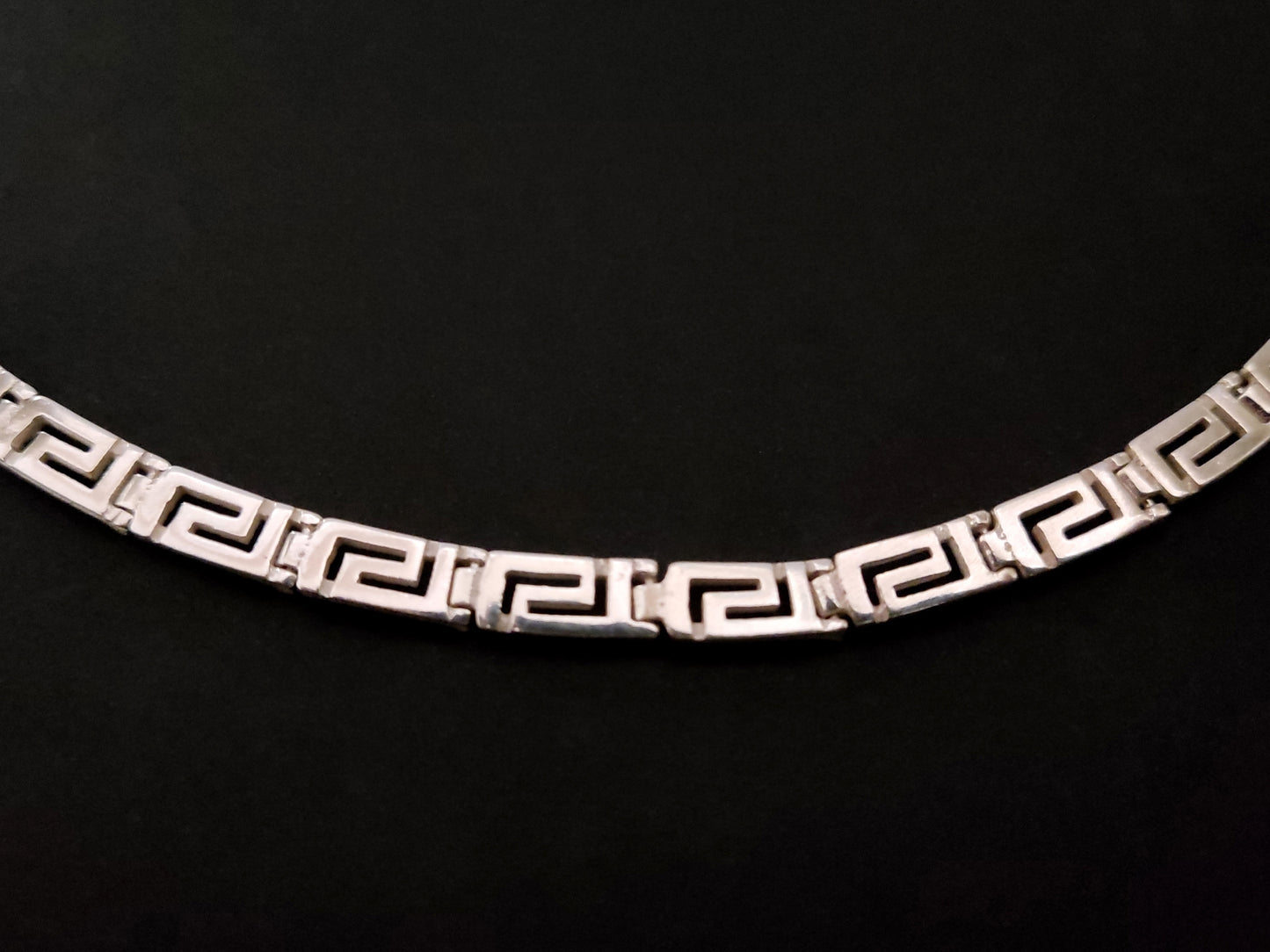 Greek Silver Necklace