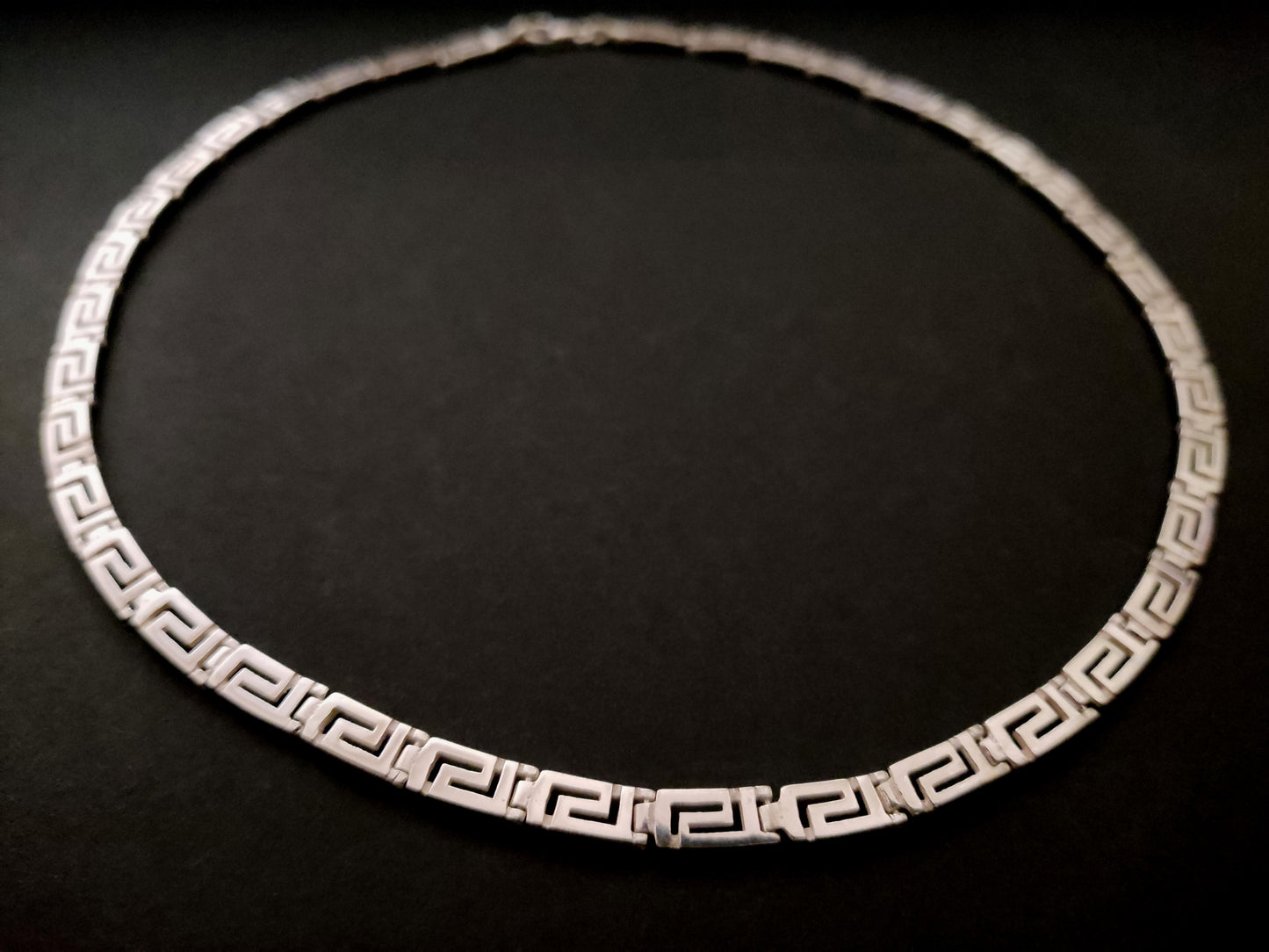 Greek Silver Necklace