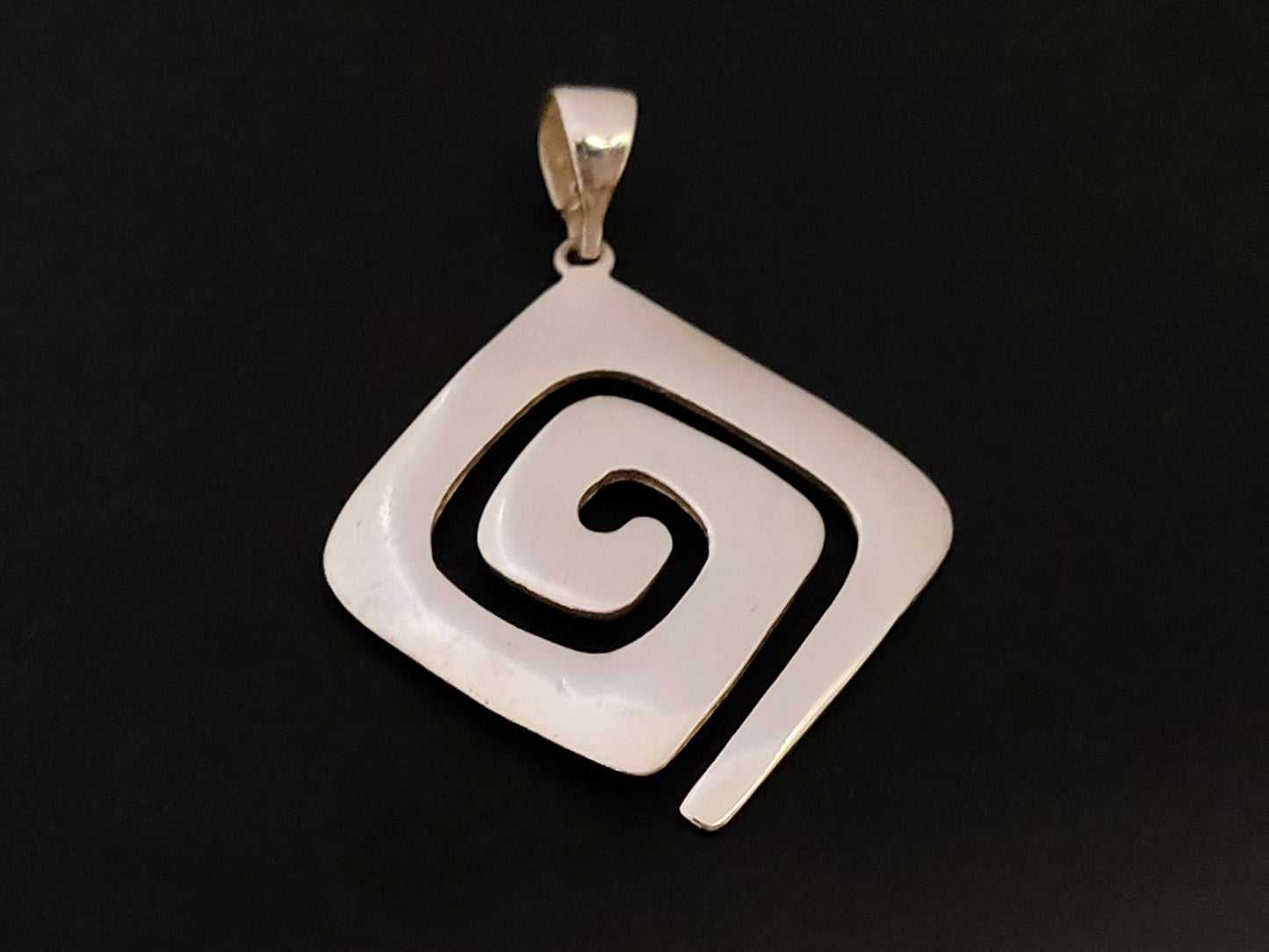 Greek Silver Pendant 23x23mm