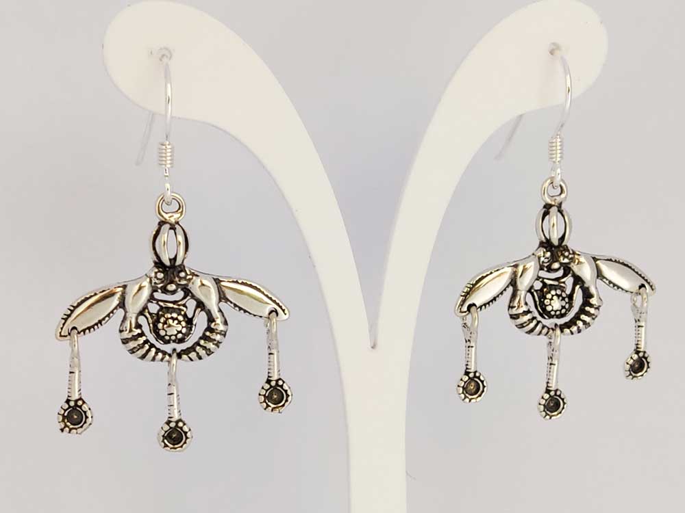 Greek dangle earrings inspired by Minoan civilization