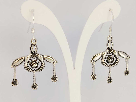 Greek dangle earrings inspired by Minoan civilization
