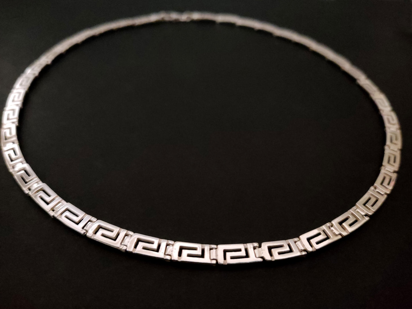 Greek Silver Necklace