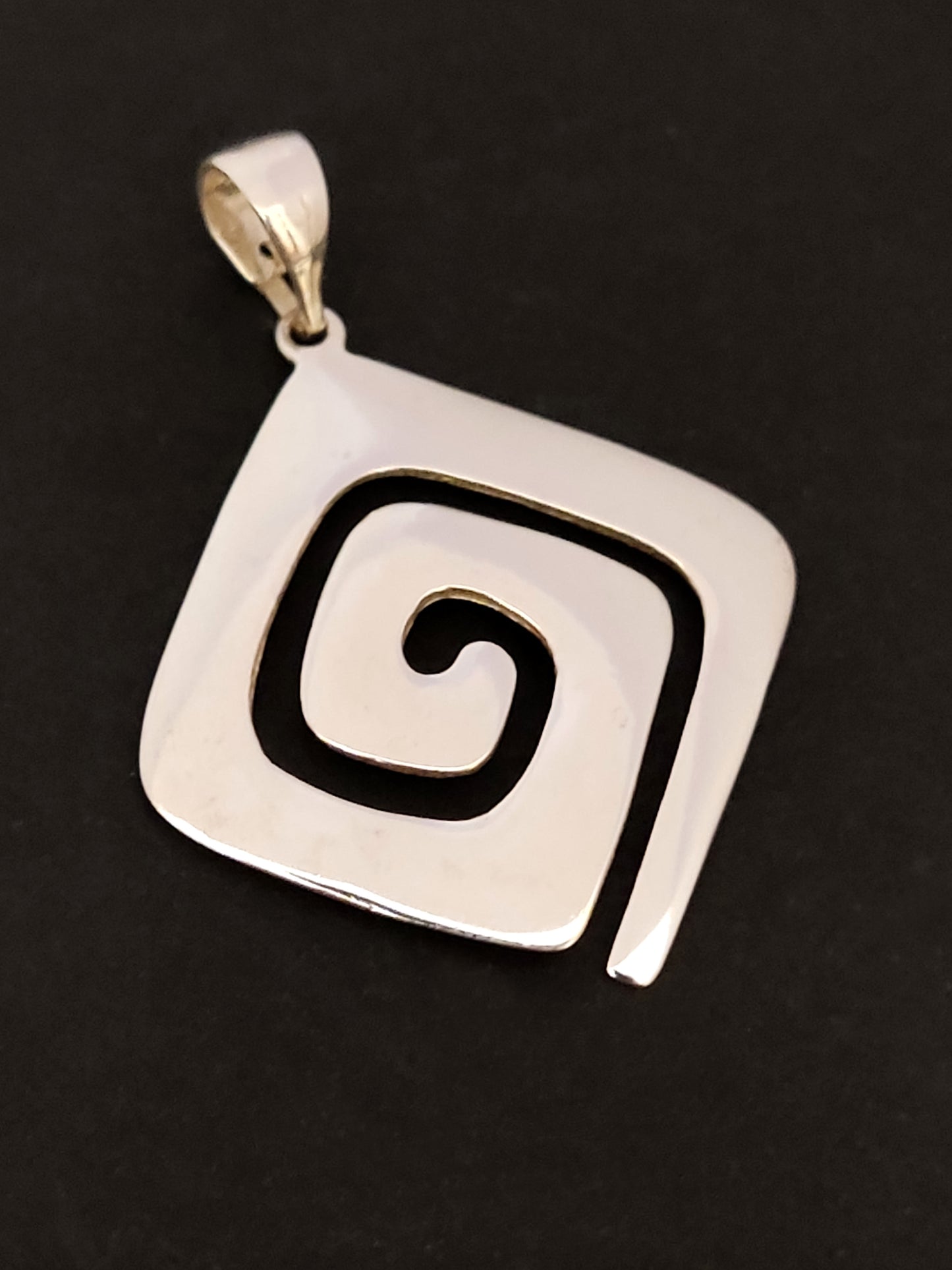 Greek Silver Pendant 23x23mm