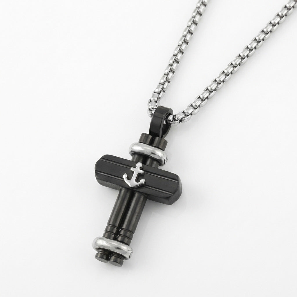 unisex stainless steel necklace 60cm chain