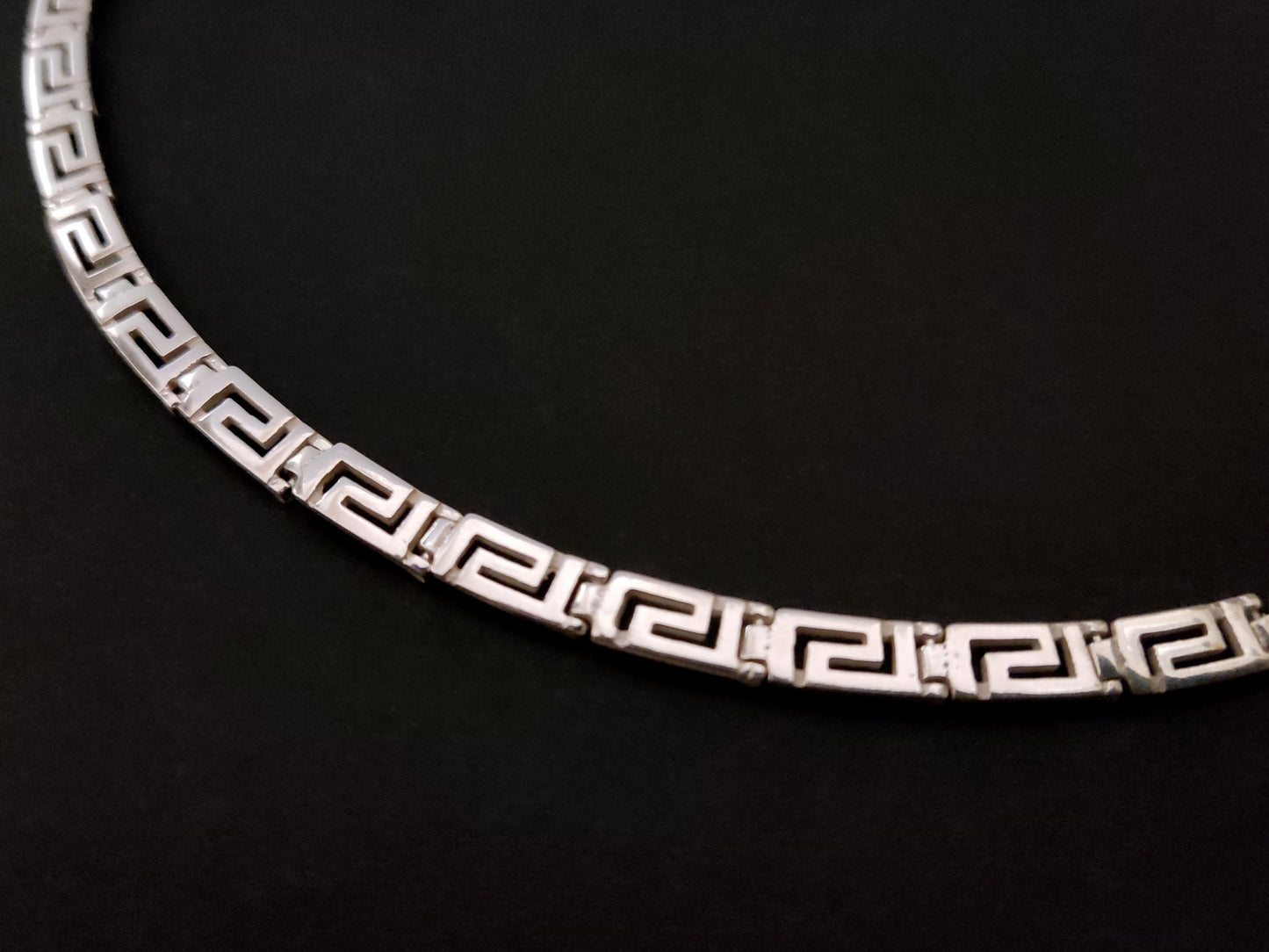 Greek Silver Necklace