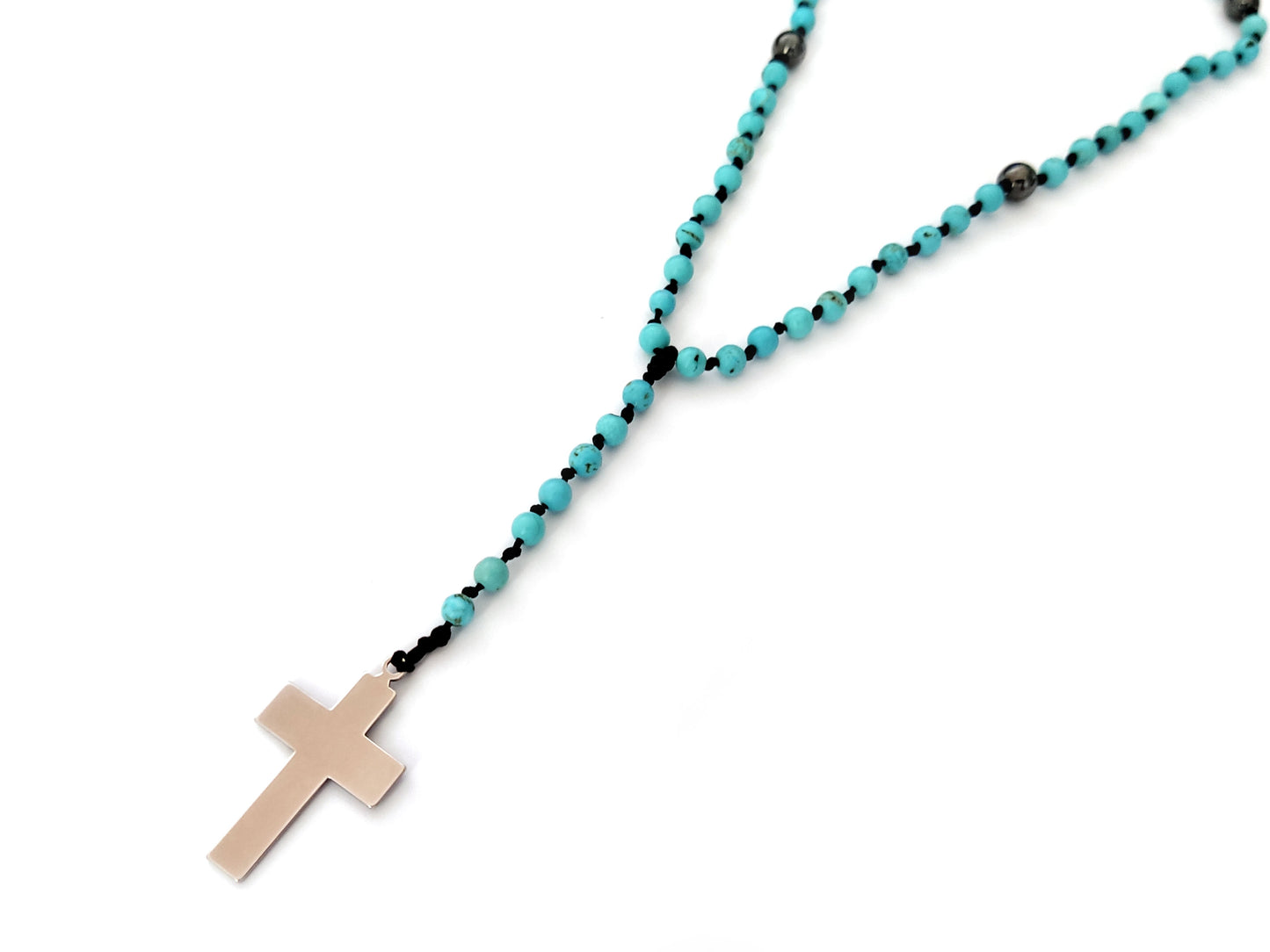 Cross Turquoise Necklace