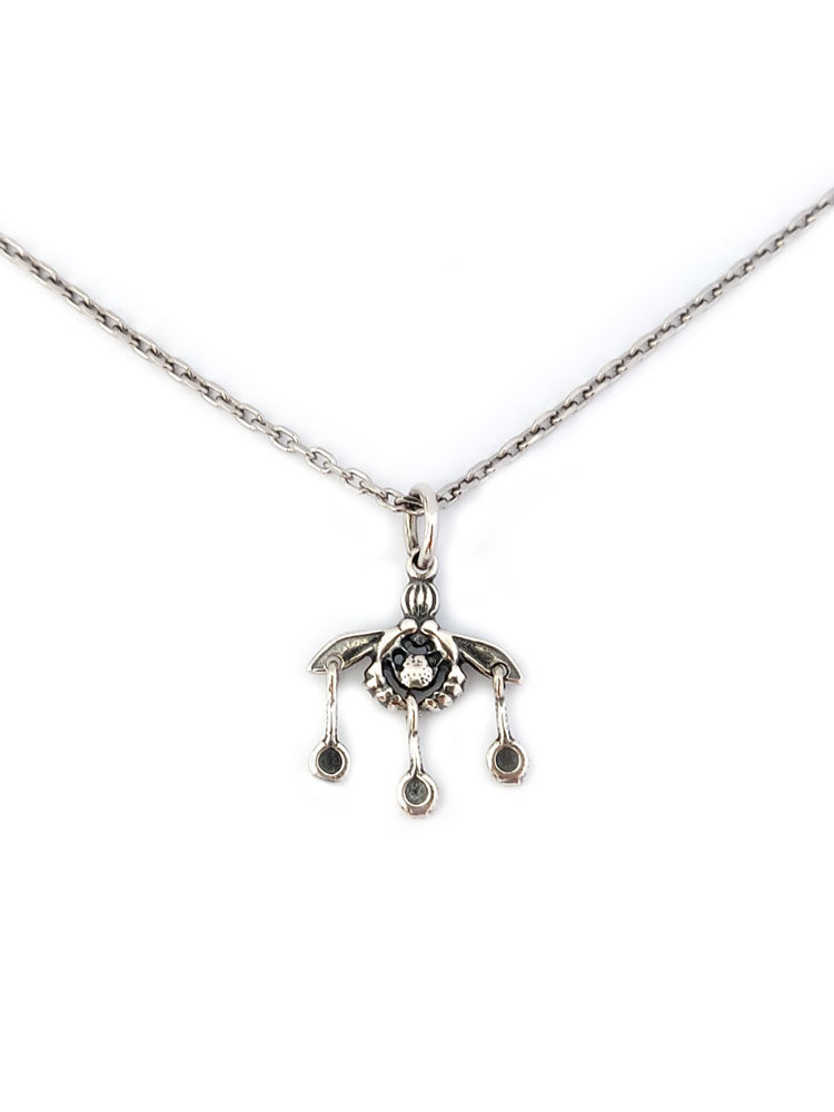 Greek mythology inspired bee pendant necklace – ancient Minoan design made in sterling silver