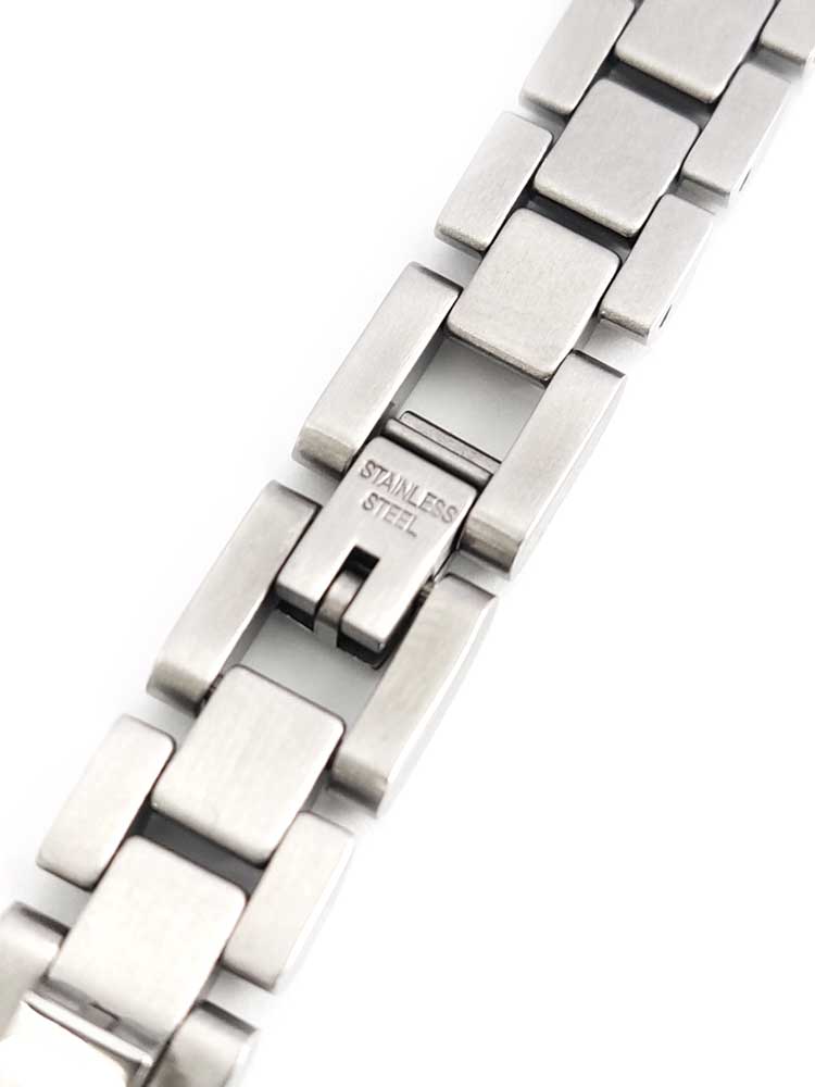 Elegant black Greek Key stainless steel bracelet, perfect for everyday wear, made in Greece.