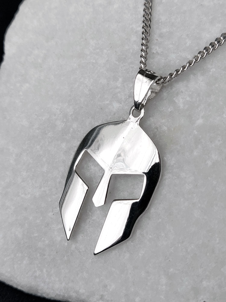 Handmade Greek jewelry Spartan helmet