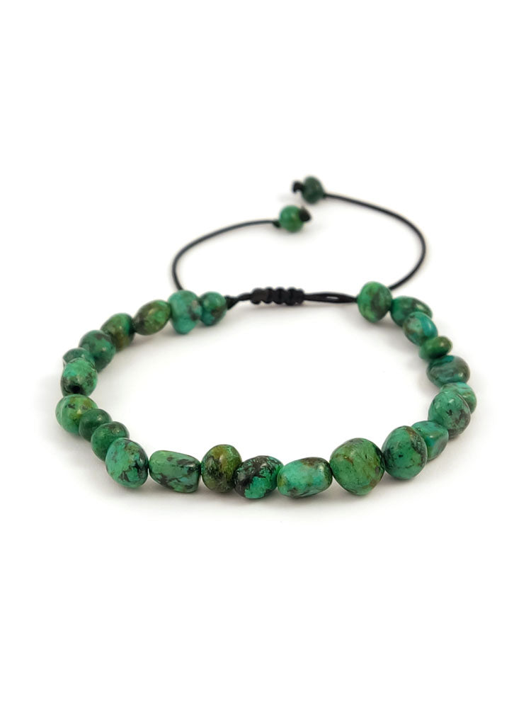 Natural Green Turquoise Stones Bracelet