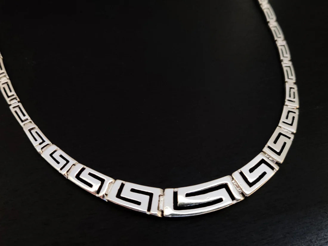 Griechischer Silber Kette