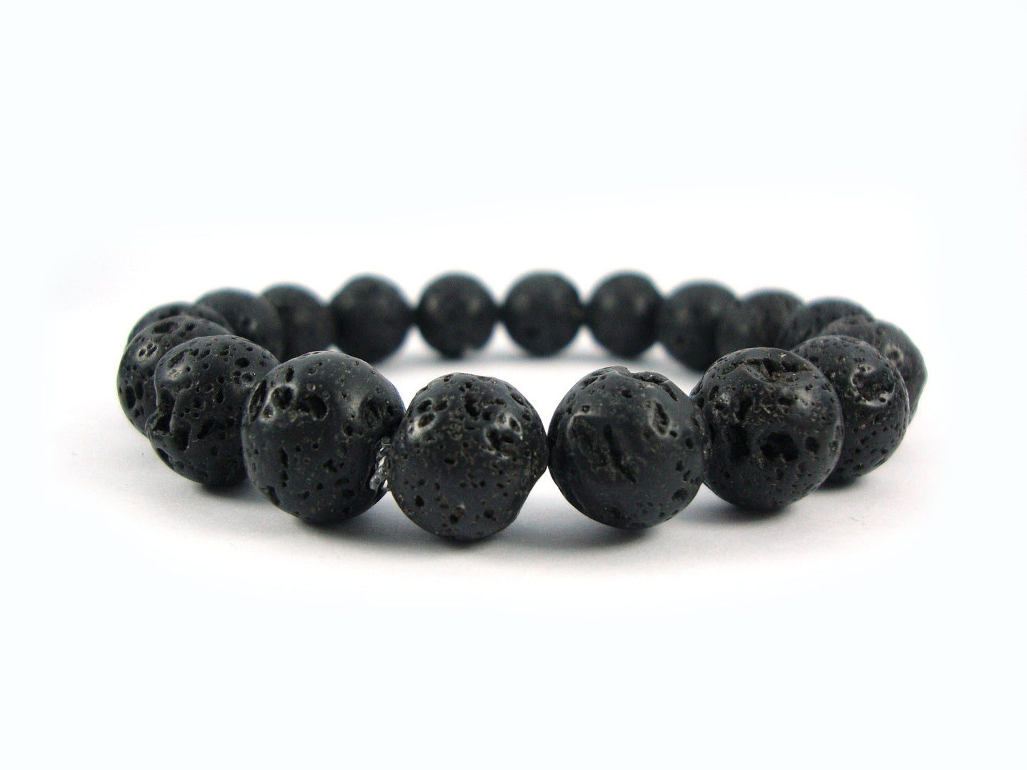 Lava Bracelet, Santorini Greek Natural Volcanic Lava Big Stones 14mm Men Women Unisex , Lava Stones , Volcanic Lava , Greek