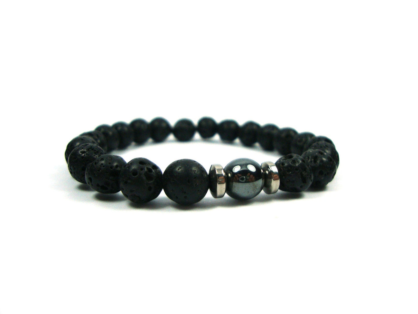 Greek Lava bracelet on white background