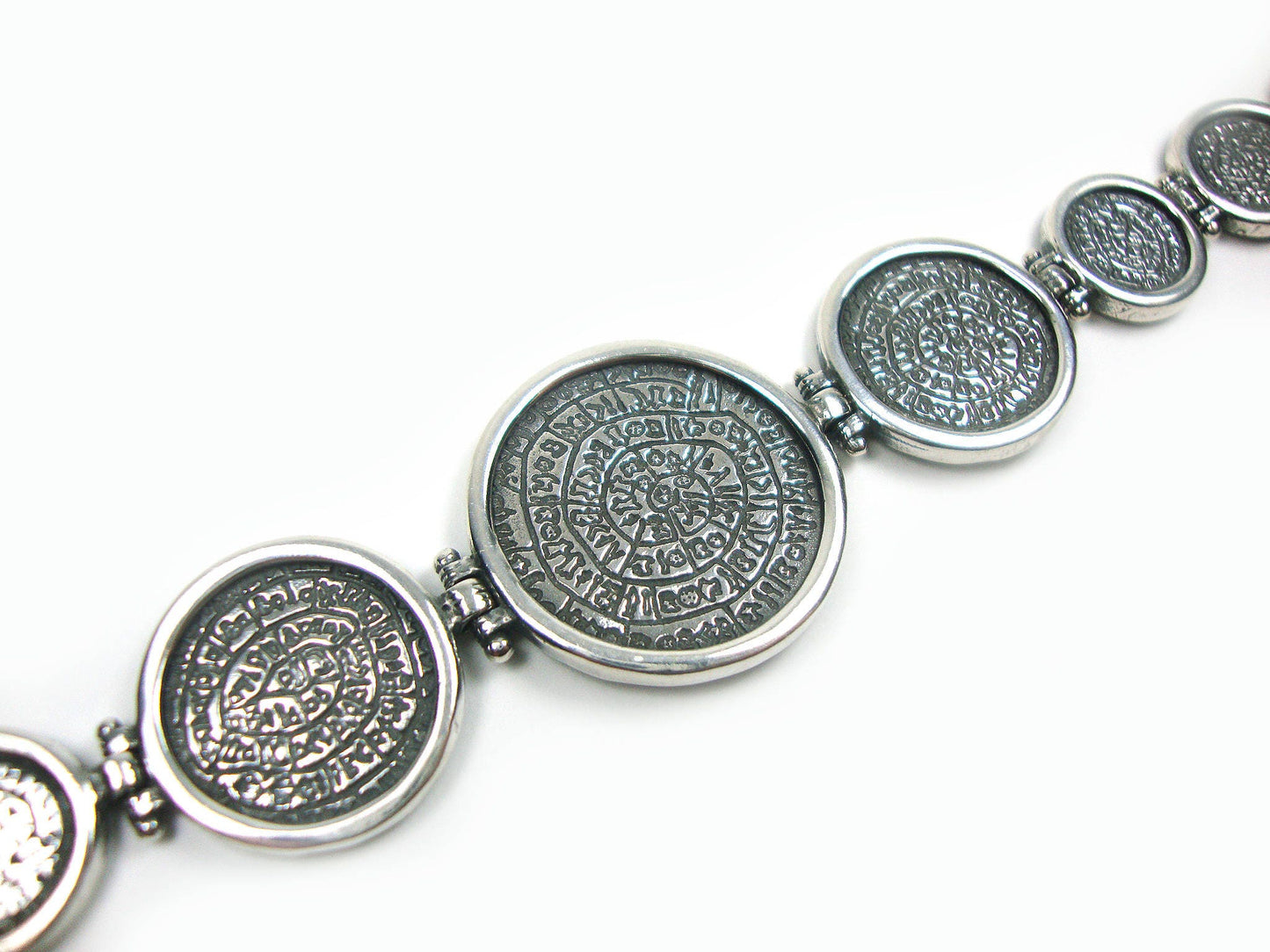 Phaistos Disc Jewelry | Phasitos Disc Bracelet | Phaistos Disc