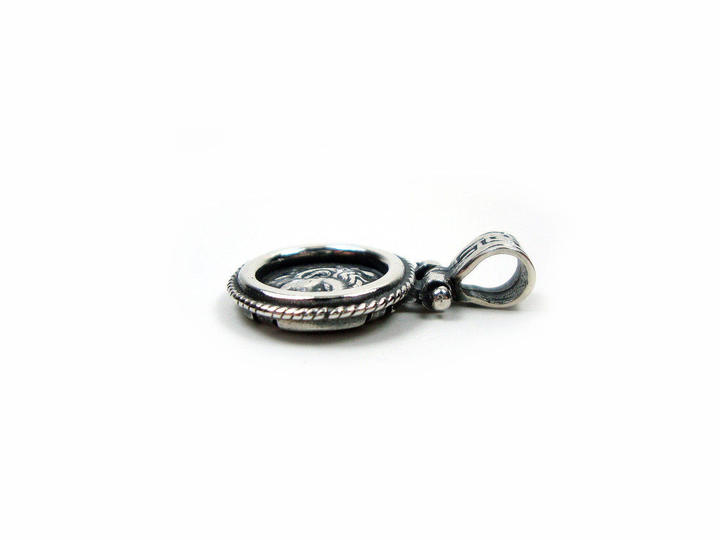 Alexander The Great Silver Pendant 17mm
