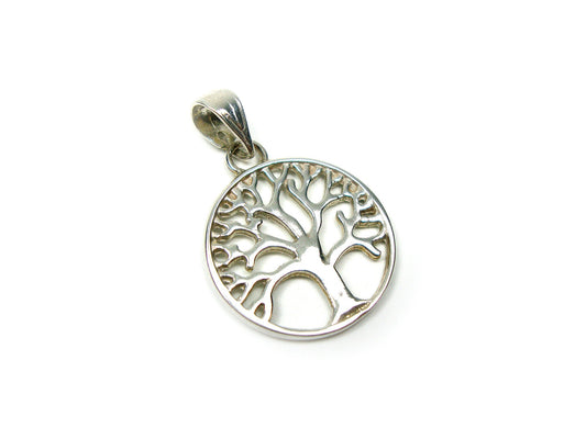 Sterling Silver 925 Greek Pendant , Tree Of Life 19mm , Greek Jewelry , греческая кулон , Griechischer Anhänger
