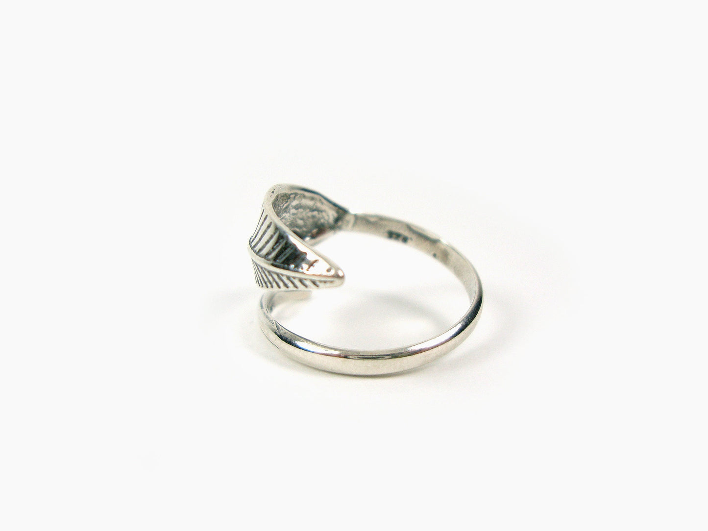 Sterling Silver 925 Ancient Greek Goddess Athena's Olive Curved Leave Handmade Adjustable Ring, Griechische Silber Olivenblatt Ring, Grecque
