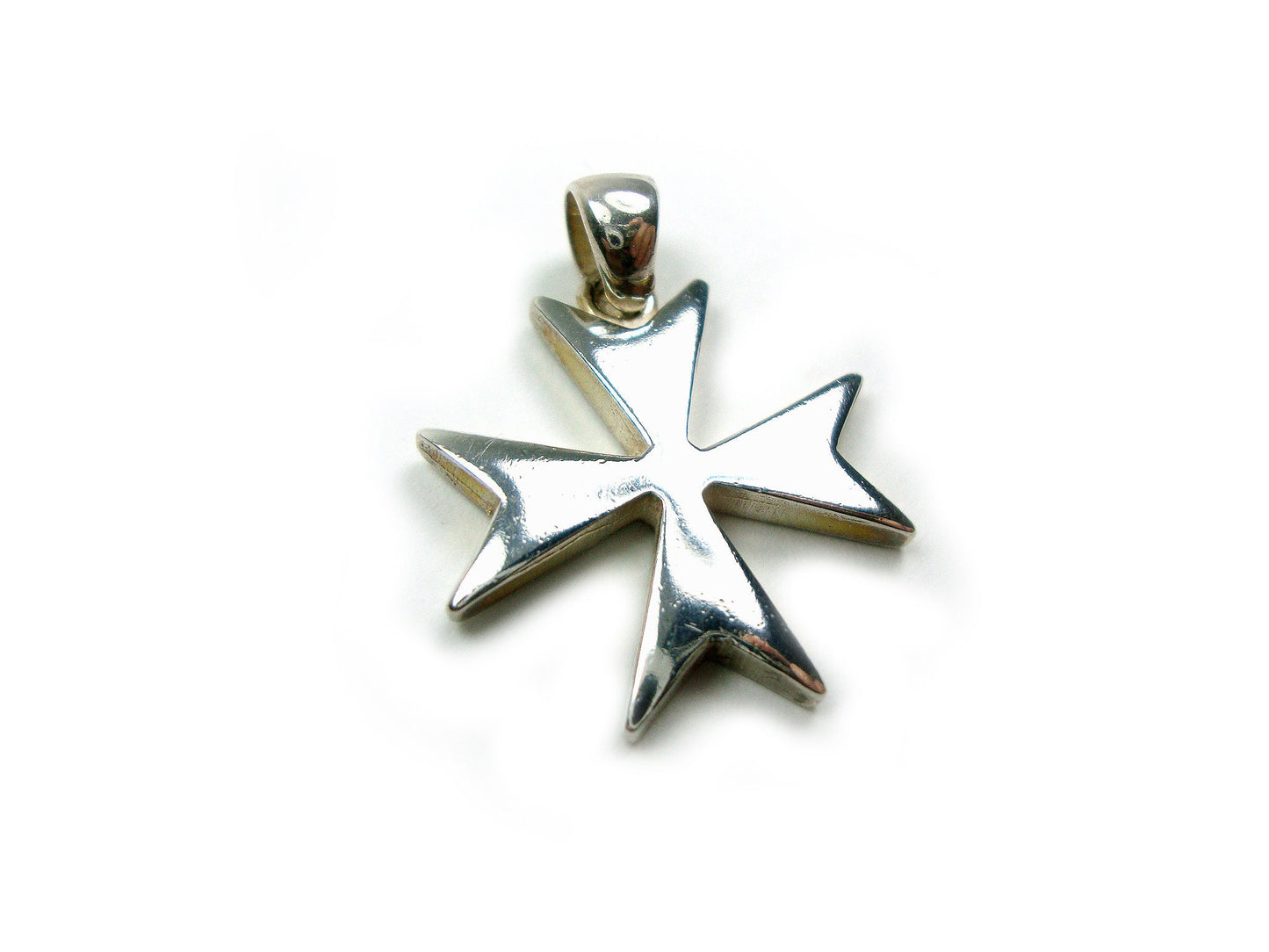 Sterling Silver 925 Maltese Knight Small Cross 20 x 20 mm , Silber Malteserkreuz