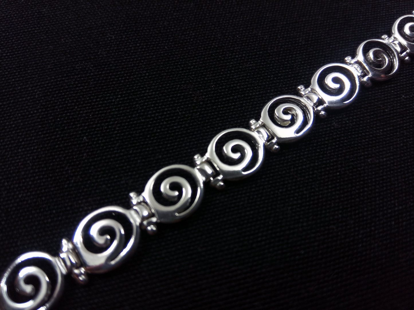 Sterling Silver 925 Ancient Greek Spiral Bracelet 8mm, Greek Silver Bracelet, Greek Jewelry, Griechische Silber Armband, Bracelet Grecque