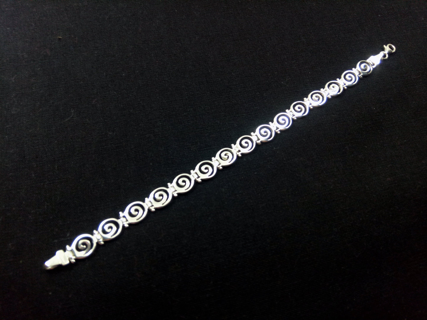 Sterling Silver 925 Ancient Greek Spiral Bracelet 8mm, Greek Silver Bracelet, Greek Jewelry, Griechische Silber Armband, Bracelet Grecque