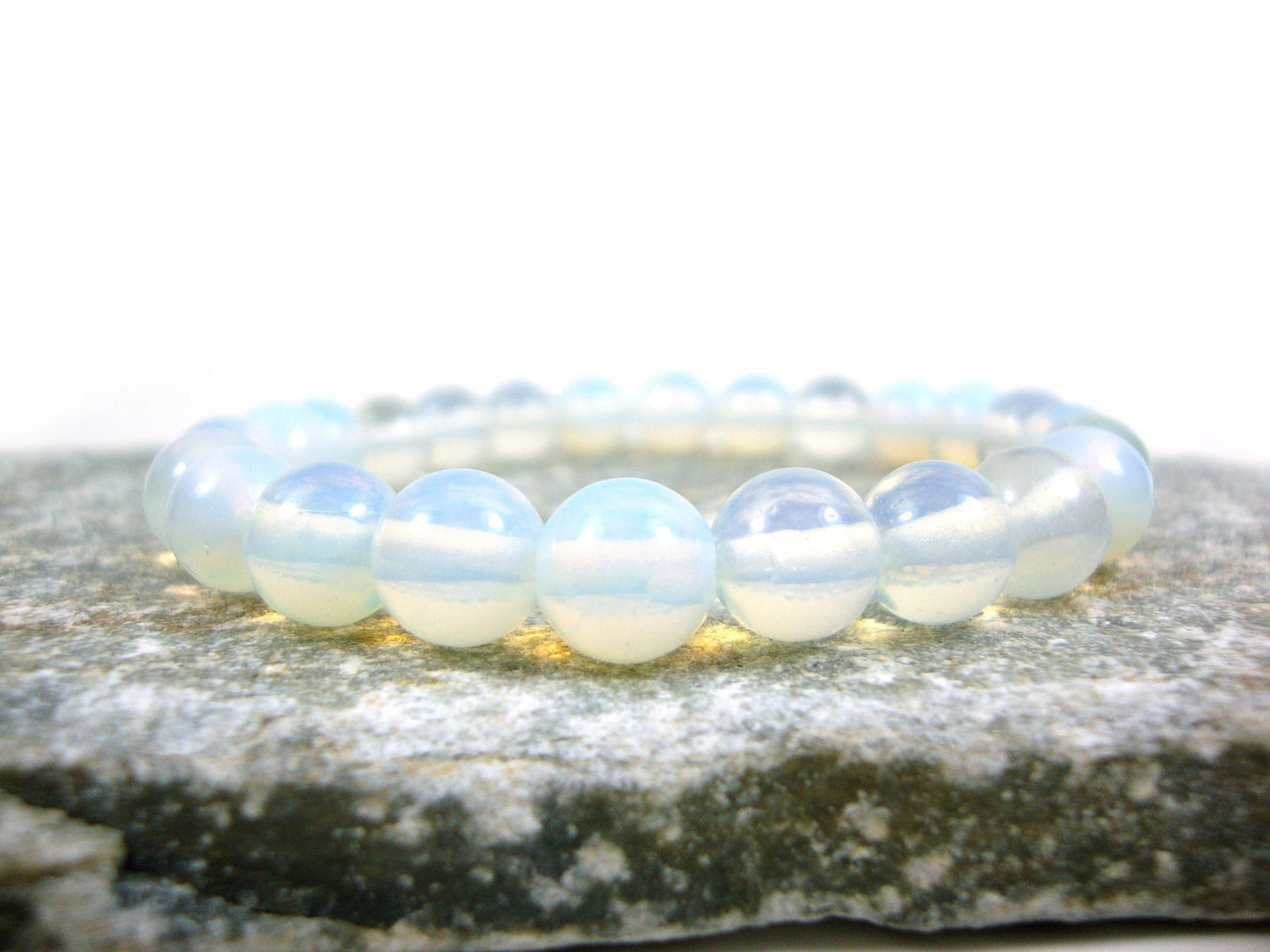 Natural Moonstone 8mm Stretch Bracelet, Moonstone Bracelet, Men Women Moonstone Bracelet, Moonstone Jewelry, Natural Moonstone Bracelet