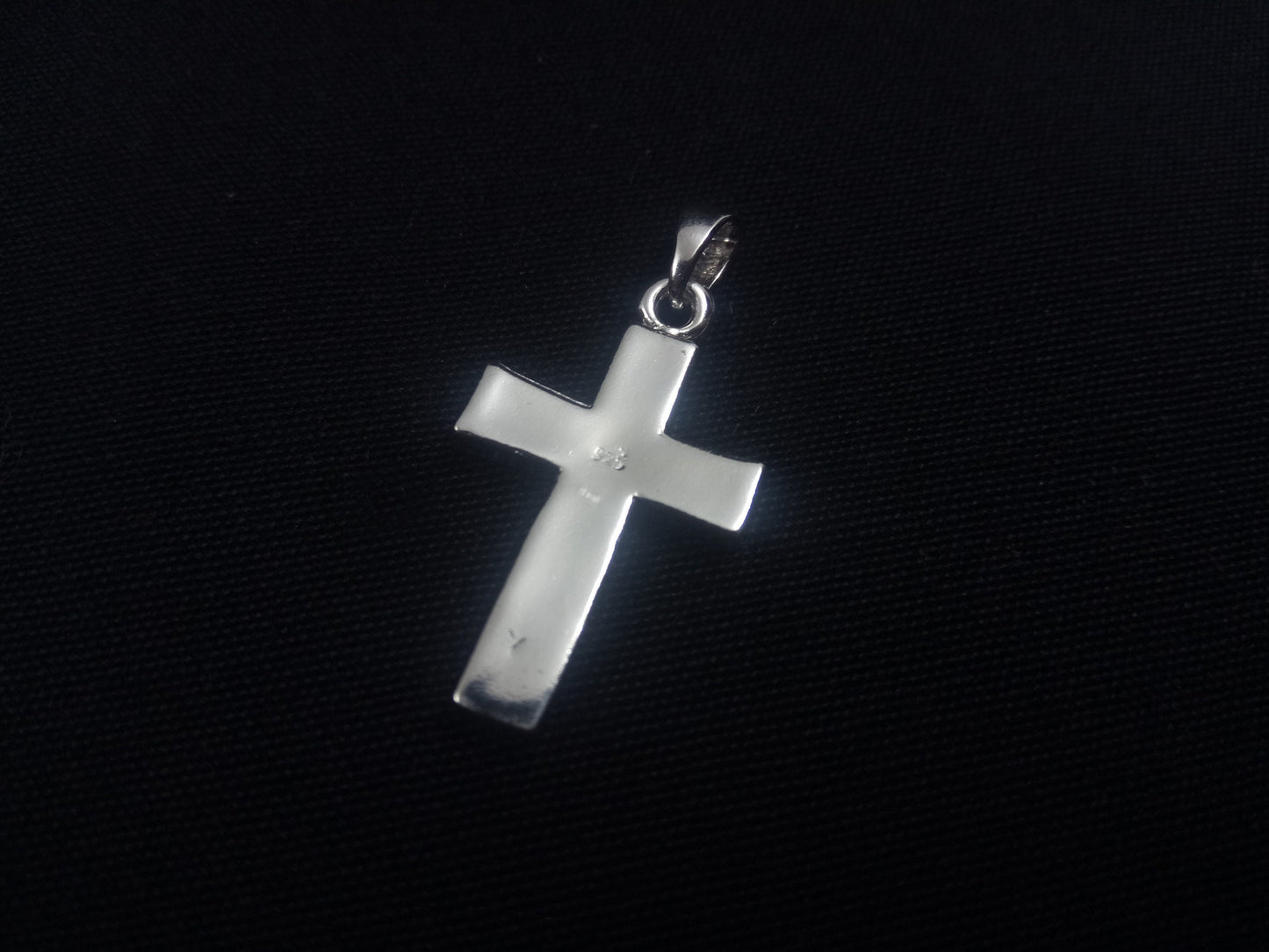 Sterling Silver 925 Greek Cross 14x24mm Opal Pendant, Cross Fire Opal Silver Pendant, Griechisches Blau Opal Kreuz ,Grece Grecque Croix