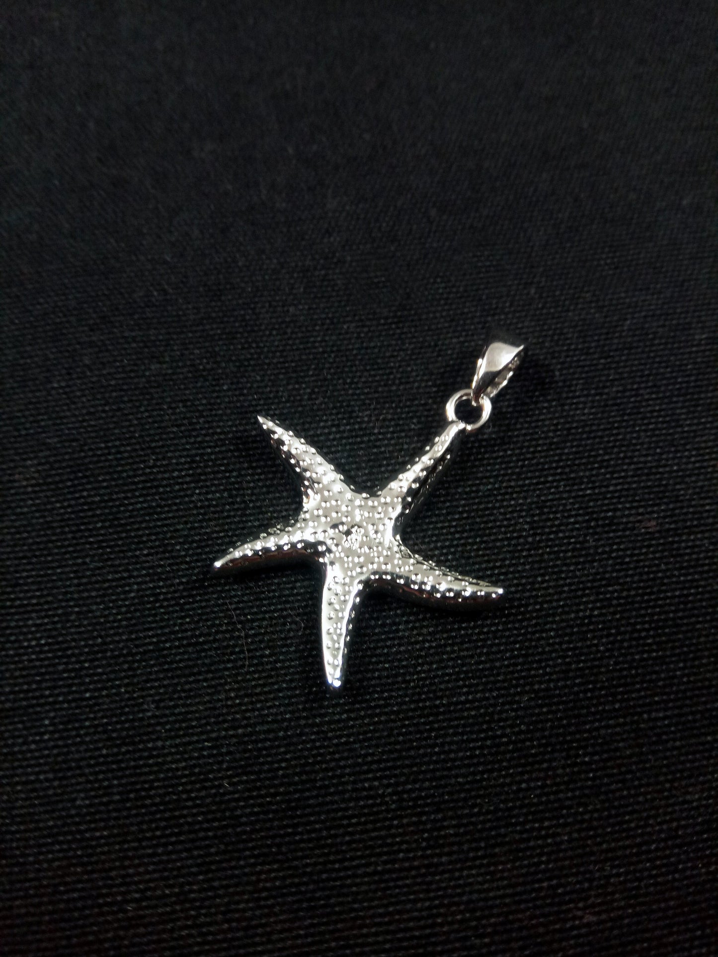 Sterling Silver 925 Starfish Fire Rainbow Blue Opal 23x23mm, Greek Starfish Blue Opal Pendant, Griechisches Silber Anhanger Seestern Schmuck