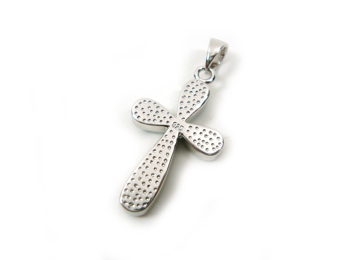 Sterling Silver 925 Cross Ocean Blue Opal Cross Oval Pendant 15x25mm, Friendship Love Relationship Pendant, Griechisches Blau Opal Anhanger