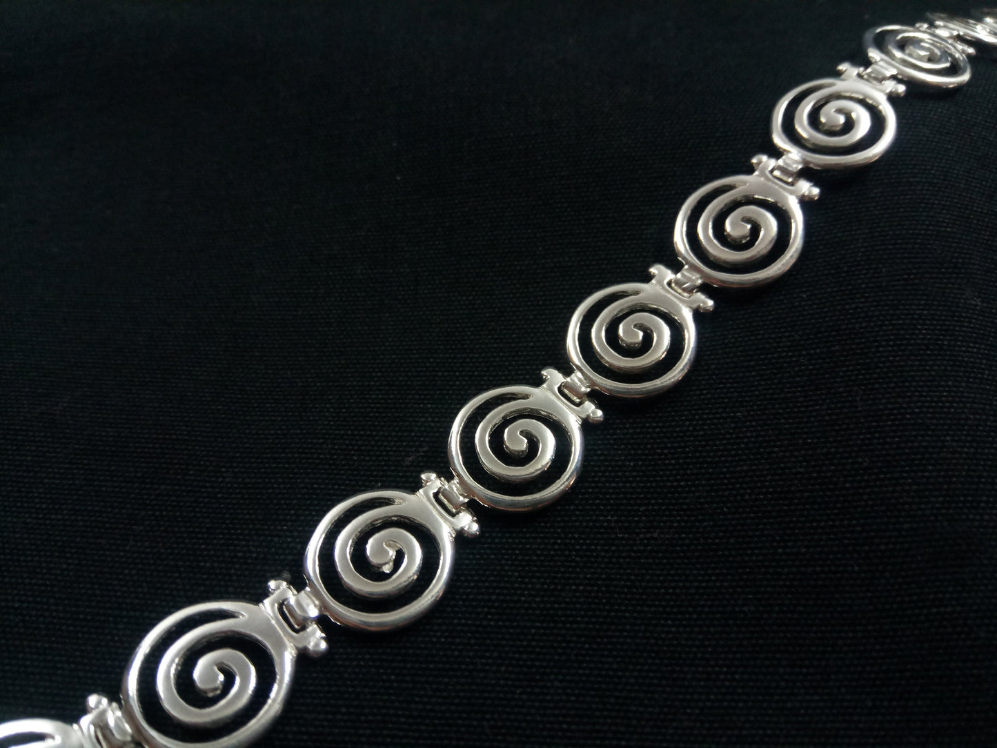 Sterling Silber Antikes griechisches Spiralarmband 12mm