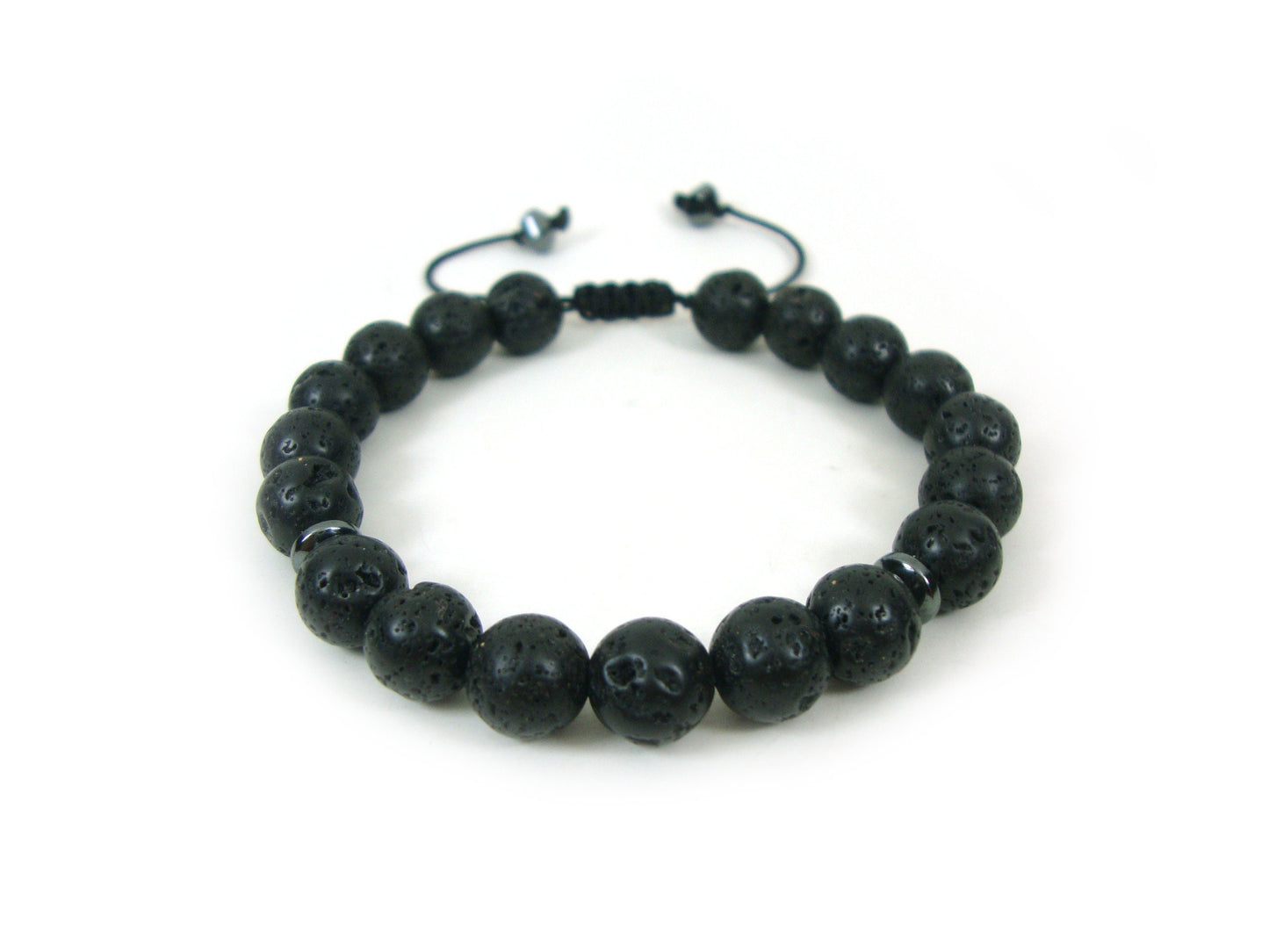Lava Bracelet, Volcanic Lava Men Women Unisex Adjustable Bracelet, Lava 8mm, Santorini Volcanic Lava Stone Bracelet, Mens Bracelet, Lava