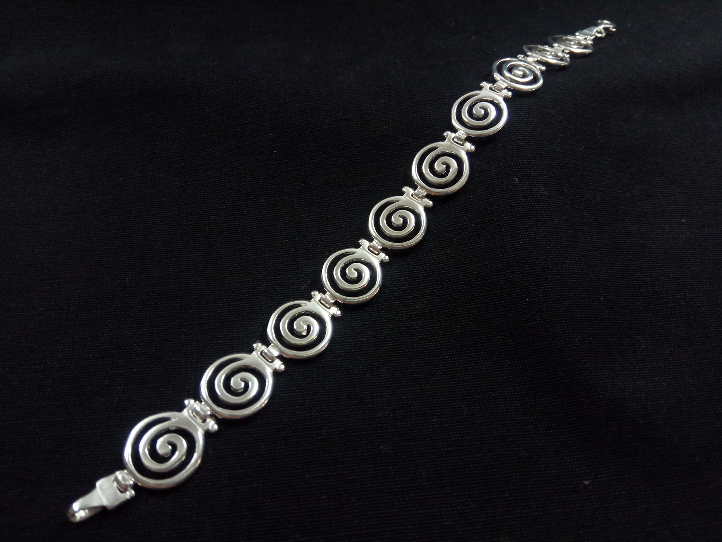 Sterling Silber Antikes griechisches Spiralarmband 12mm