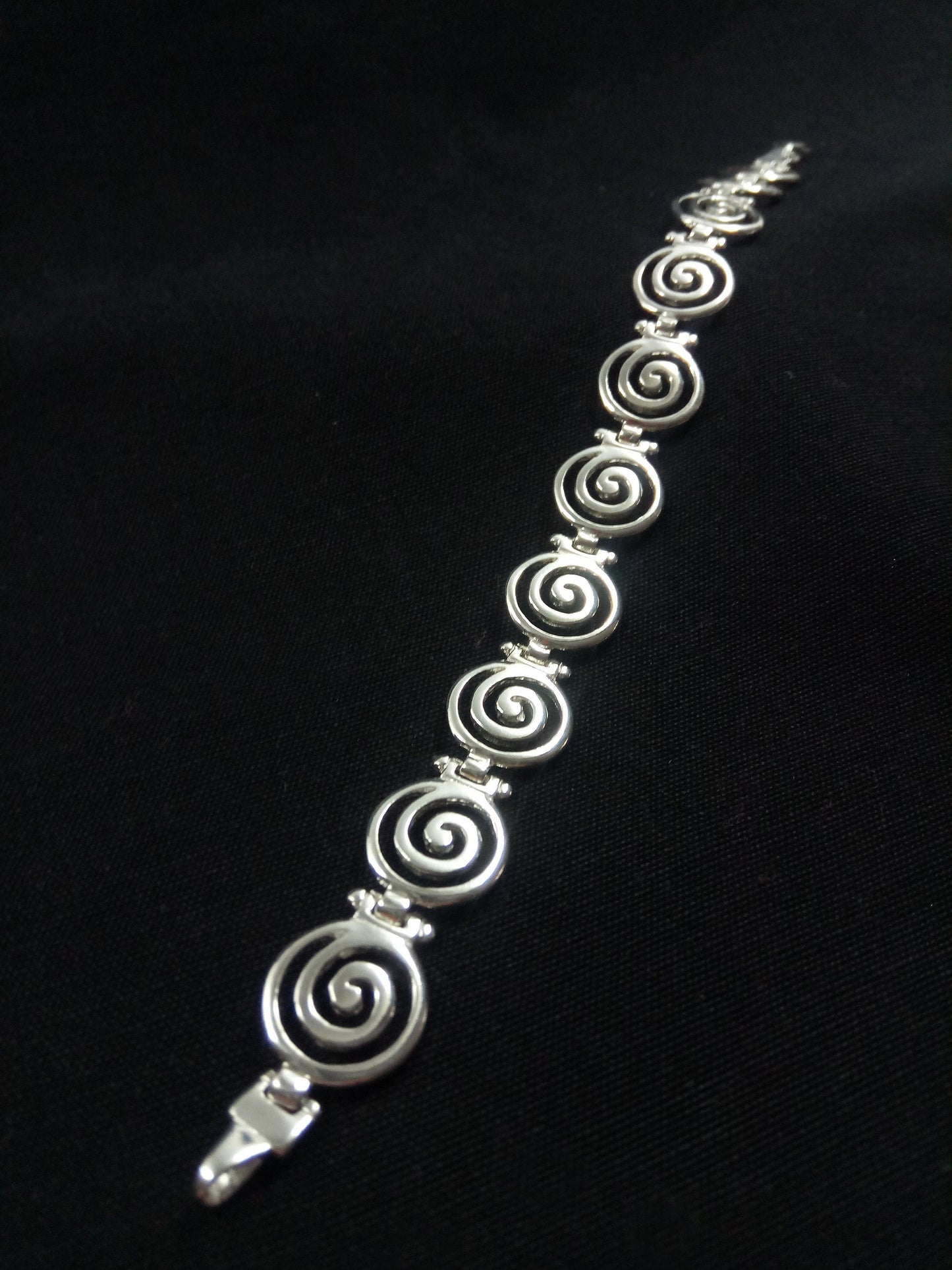 Sterling Silber Antikes griechisches Spiralarmband 12mm