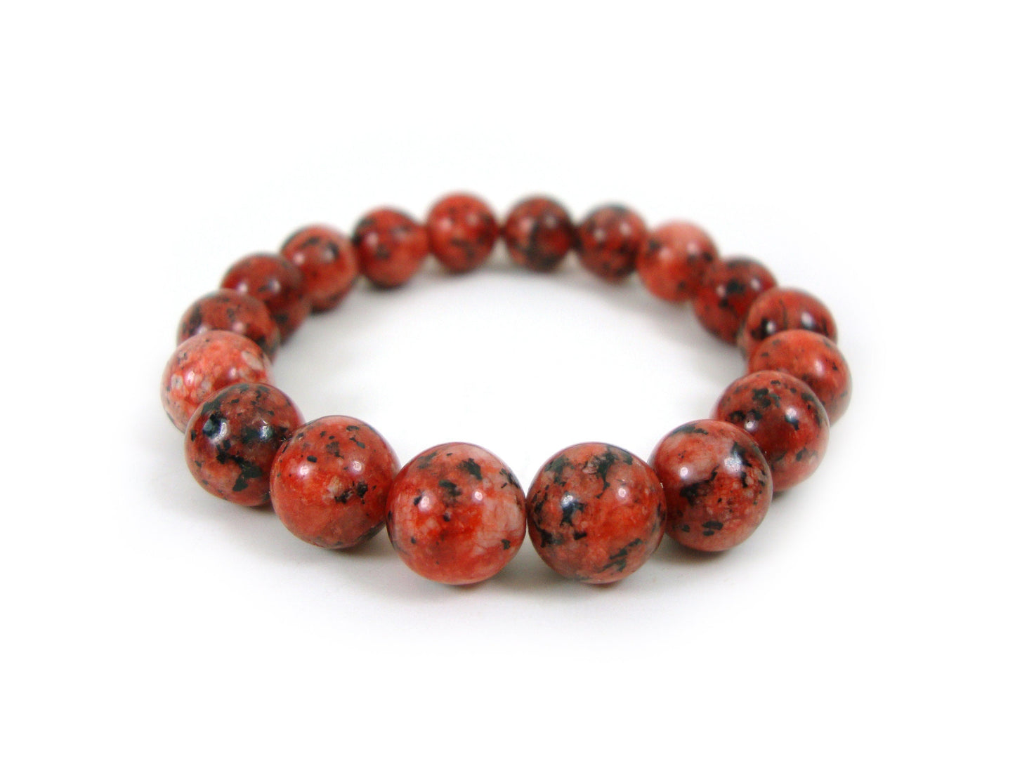 Natural Red Polished Jasper 10mm Stones Bracelet, Jasper Bracelet, Red Jasper Bracelet, Red Stones Men Women Bracelet, Jasper Stein Armband