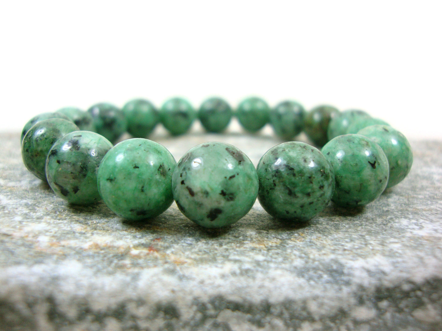 Natural Green Khaki Jasper 10mm Stones Bracelet, Jasper Bracelet, Green Jasper Bracelet, Red Stones Men Women Bracelet, Jasper Stein Armband