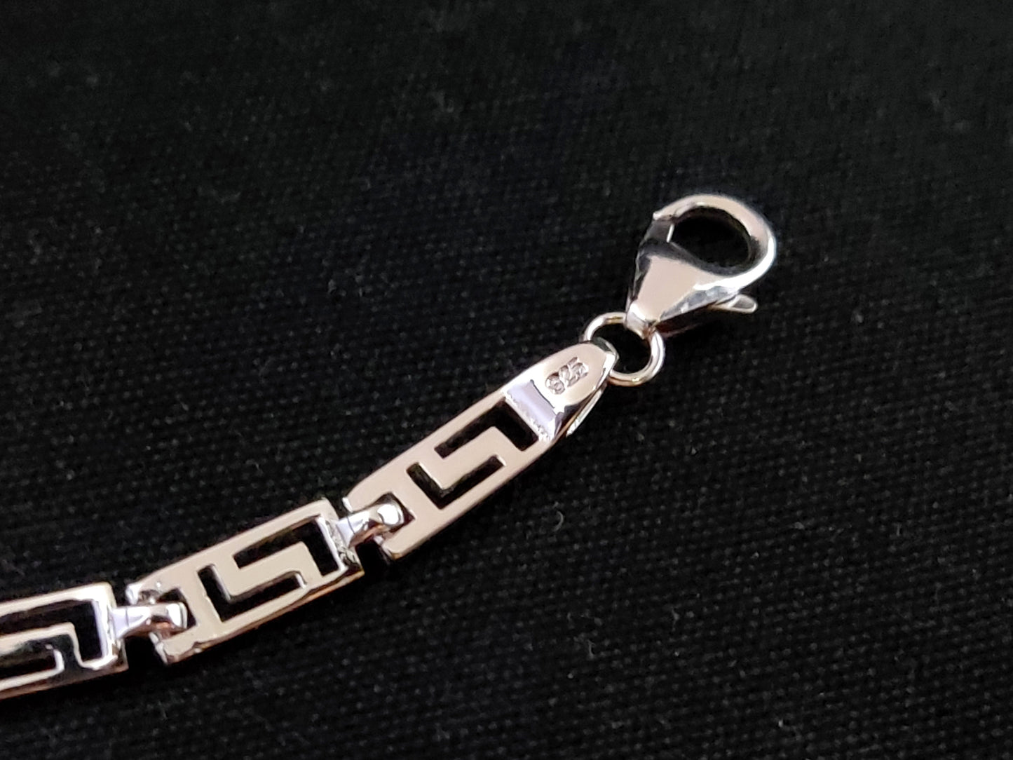 Greek Opal Silver Gradual Bracelet