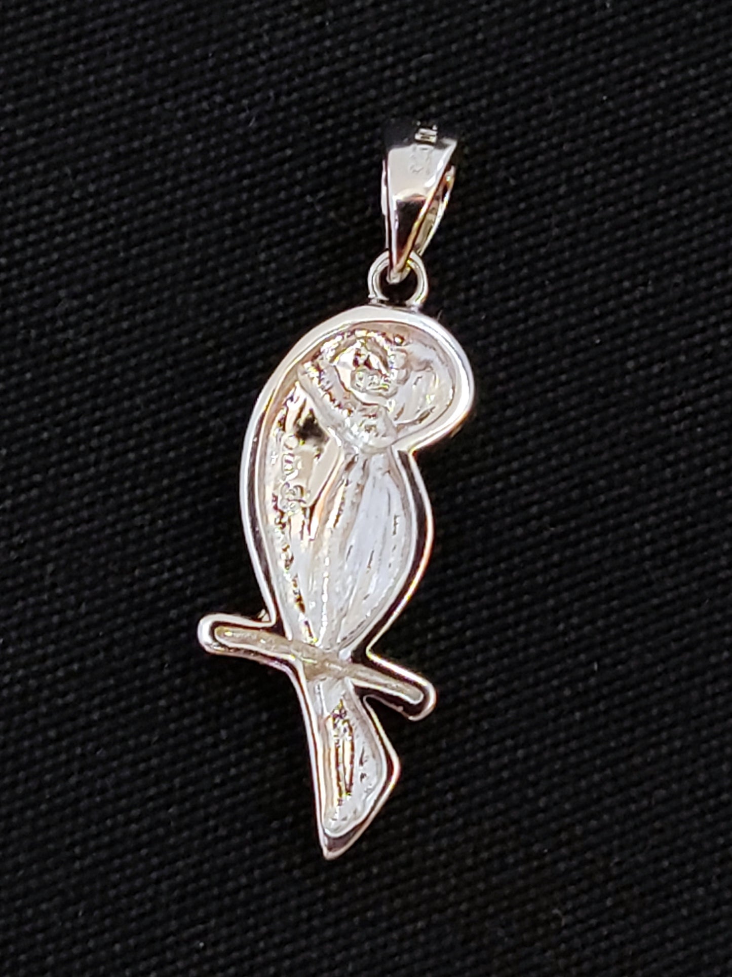 Sterling Silver 925 Blue Opal Greek Jewelry Wise Owl Animal Athena Pendant, Opal Lily Pendant, French Jewelry, Griechischer Opal Anhanger