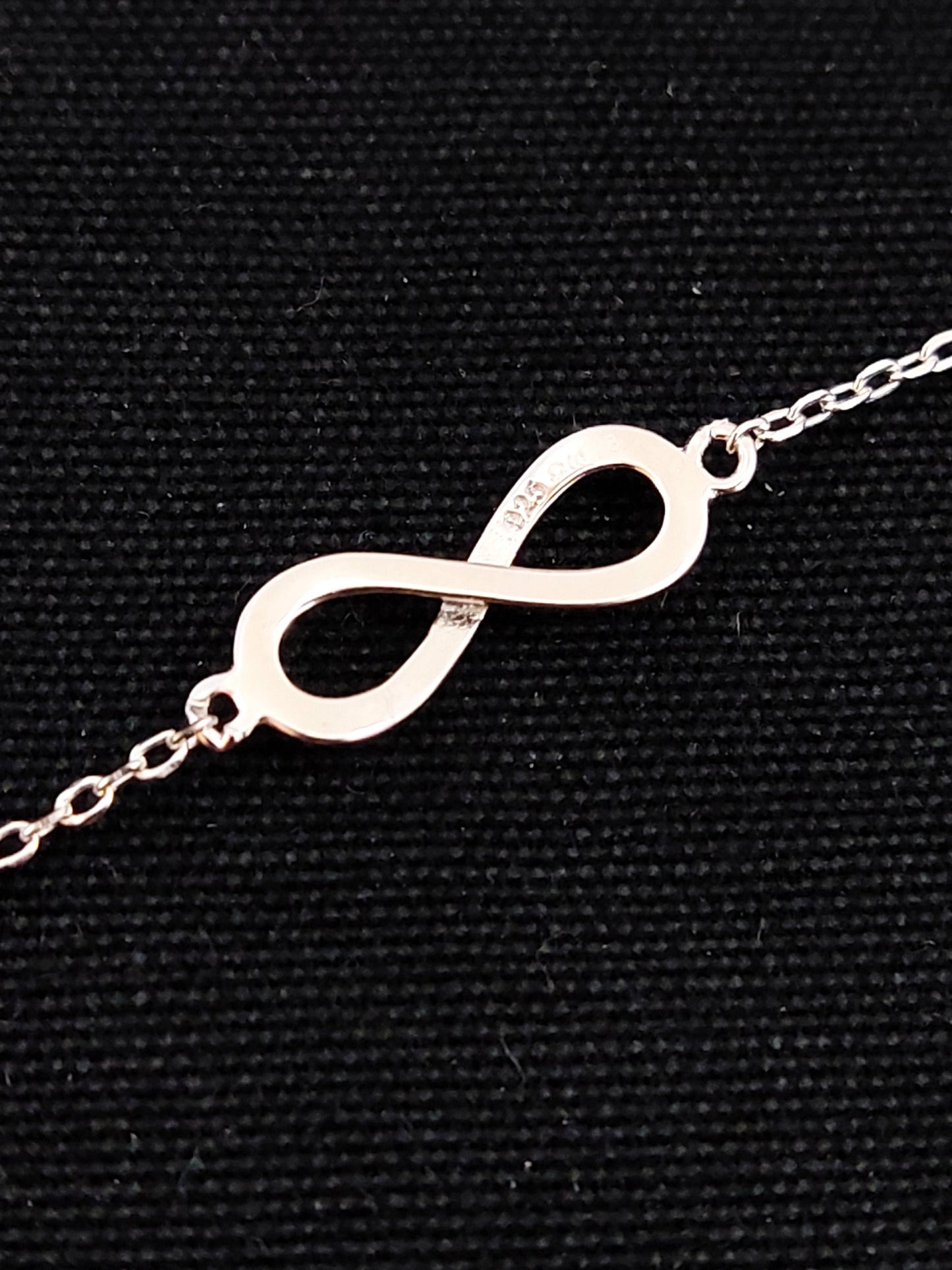 Sterling Silver 925 Infinity Eternity Loop Fine Chain Adjustable Minimalist Bracelet , Griechischer Silber Armband, Bijoux Grece, Crete