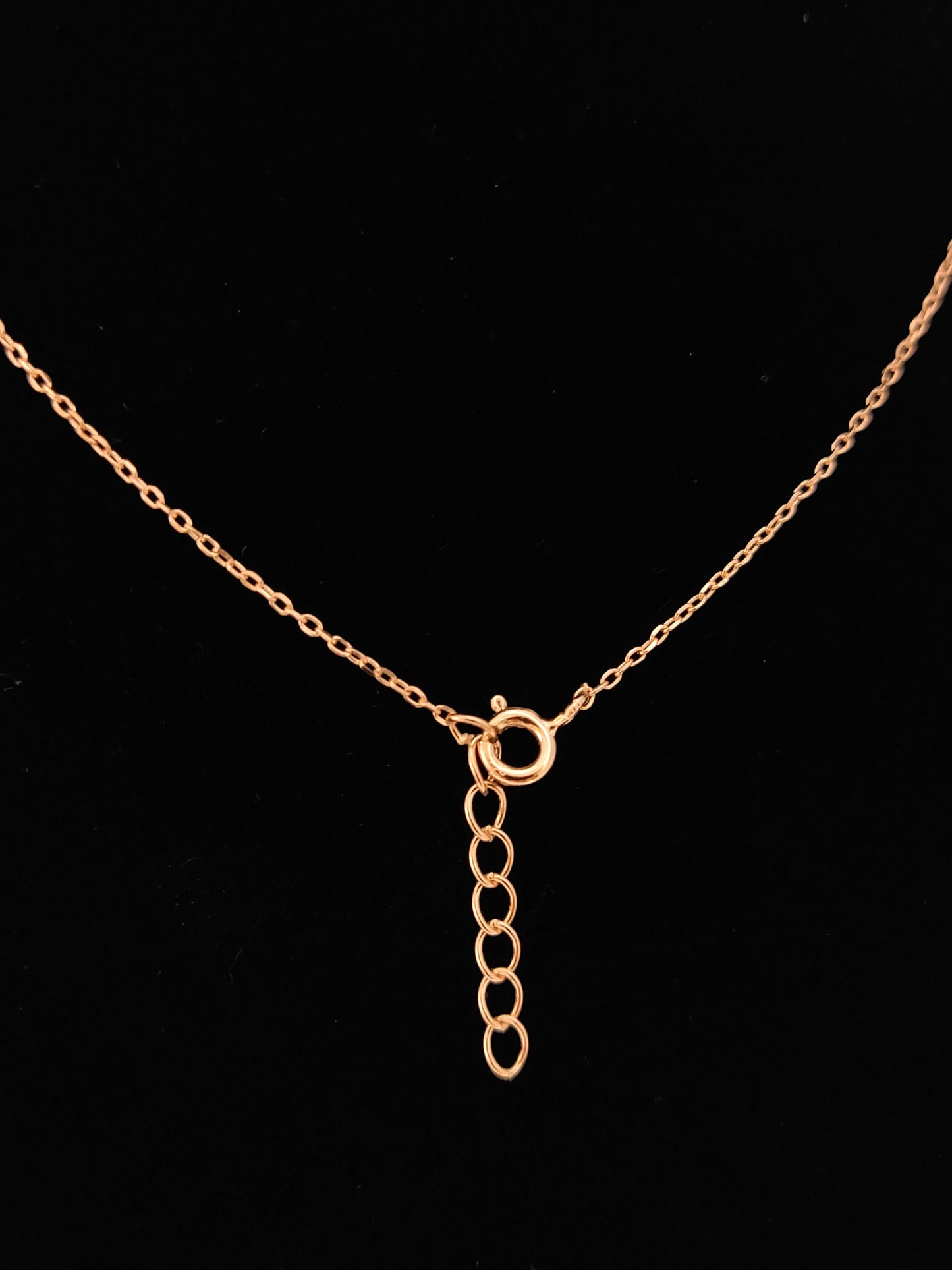 Sterling Silver 925 Greek Evil Eye Mati Rose Gold Plated Chain Pendant 27x12mm Necklace, Enamel Crystals Evil Eye Jewelry, Good Luck Mati