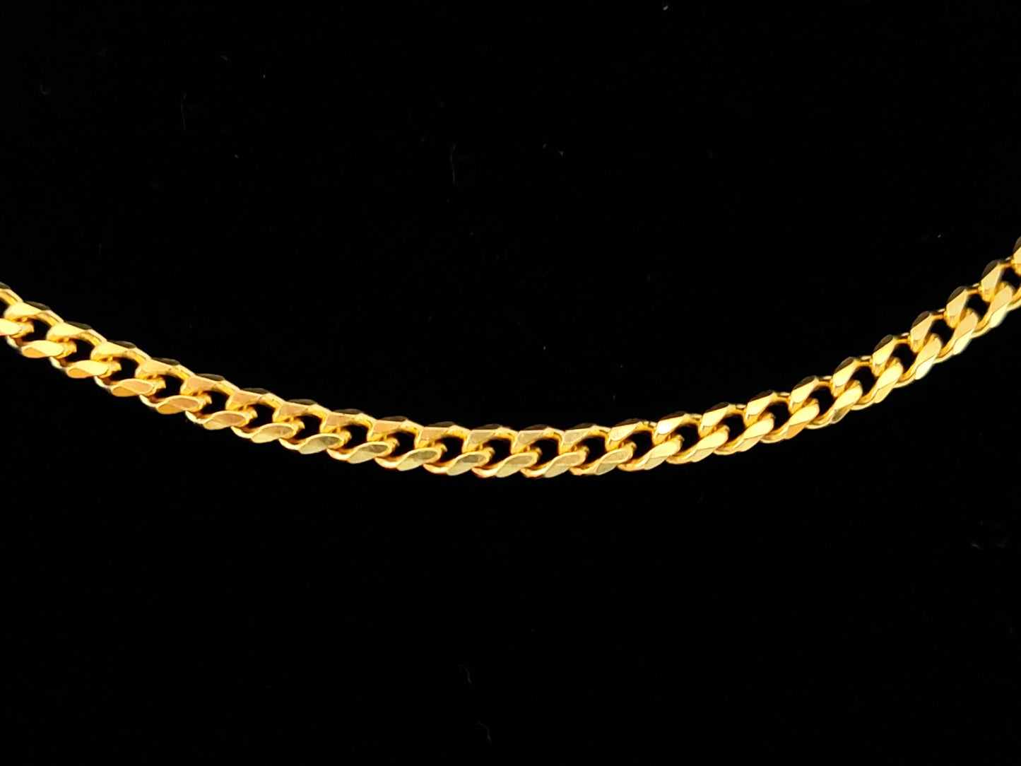 Sterling Silver 925 Gourmet Flat 3mm Modern Men Women Gold Plated 18K Curb Solid Chain, Silbet Kette, Unisex Silver Curb Chain, Modern Chain