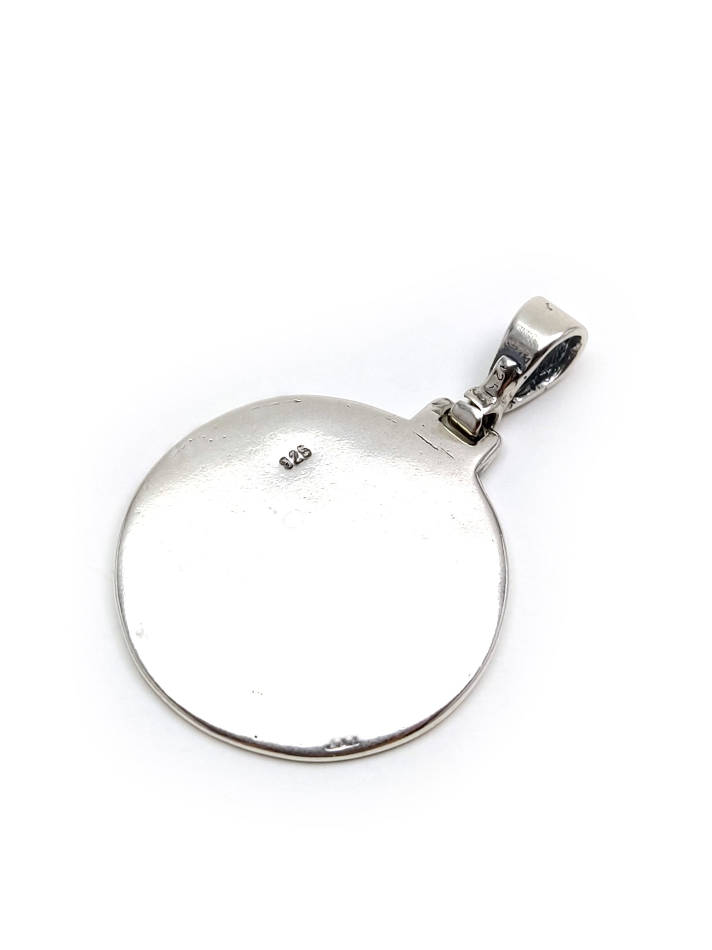 Sterling Silver 925 Greek Pendant , Vergina Greek Macedonia Sun Greek 23mm , Greek Jewelry , греческая кулон , Griechischer Anhänger