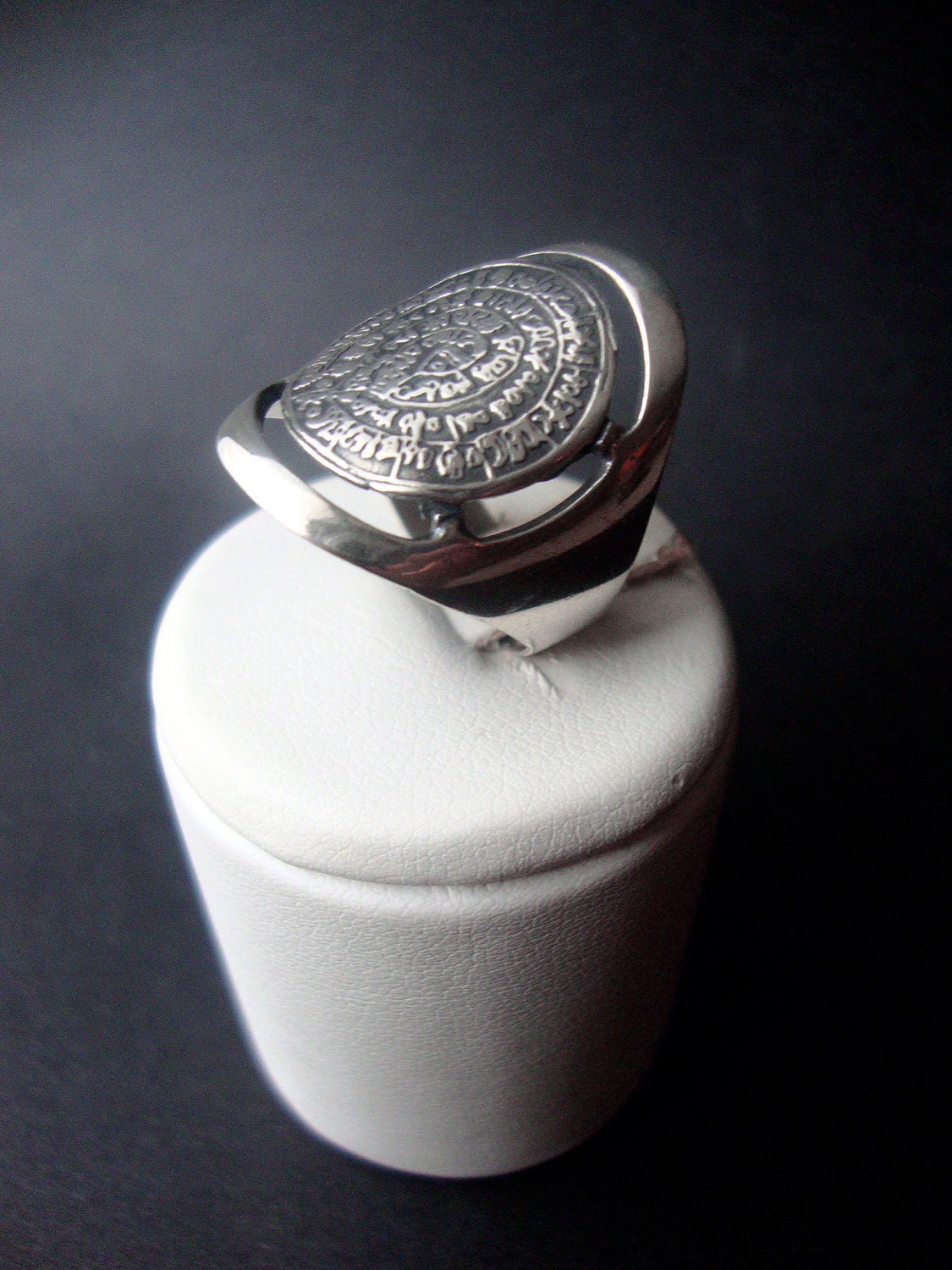 Greek Ring, Phaistos Disc Ring, Sterling Silver 925 Ring, Ancient Greek Ring, Phaistos Disc Jewelry, Minoan Ring, Phaistos Disc Crete, Bijou