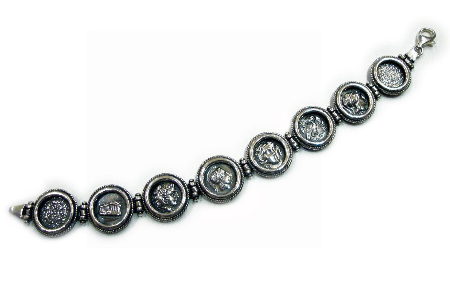 Greek Coin Gods Phaistos Bracelet