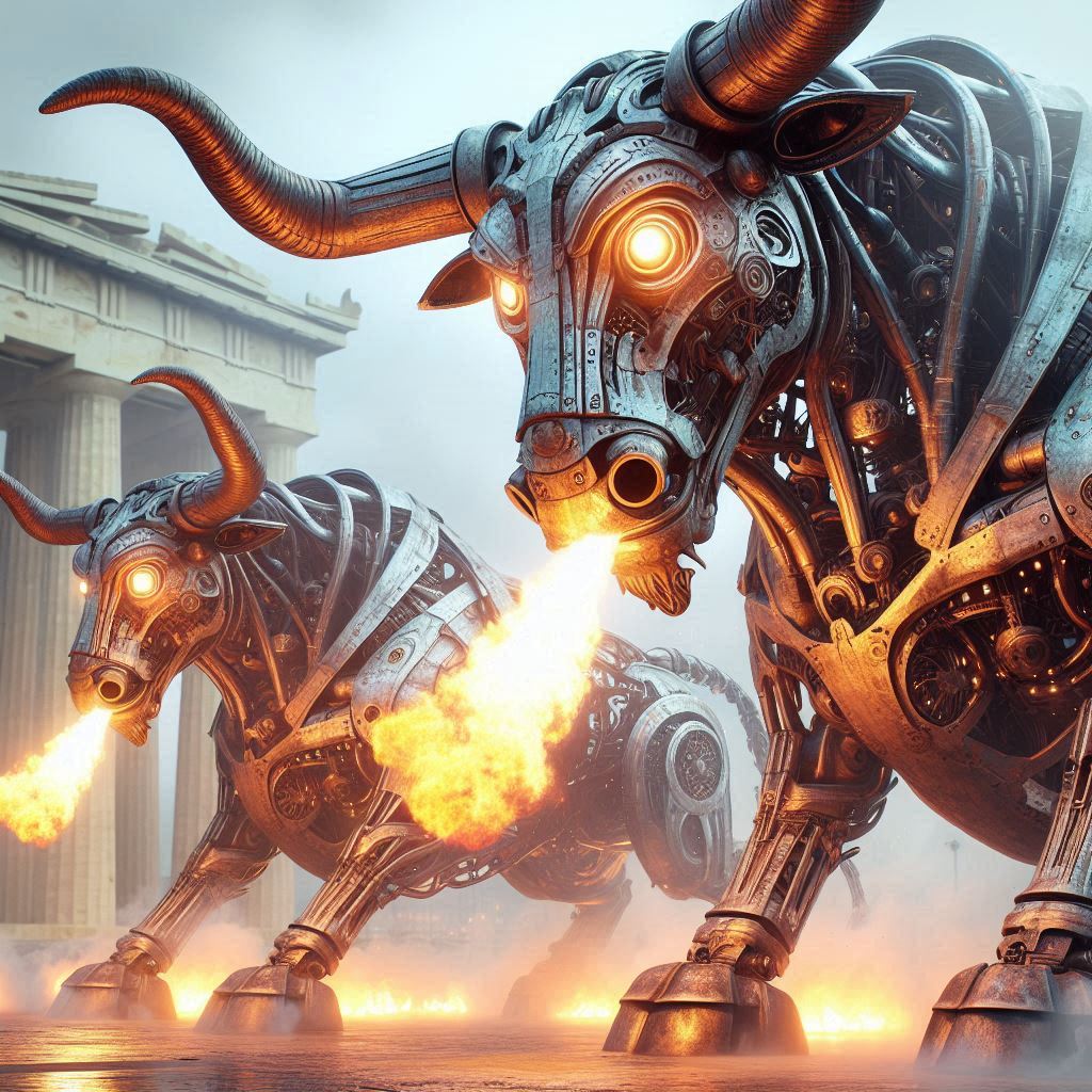 Mechanical Bulls of Colchis: The Fire-Breathing Guardians Of Greek Myt ...