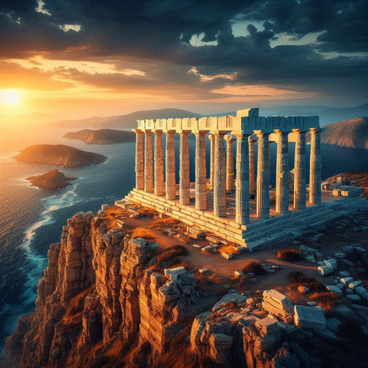 The Majestic Temple of Poseidon at Sounio: A Glimpse into Ancient Greece